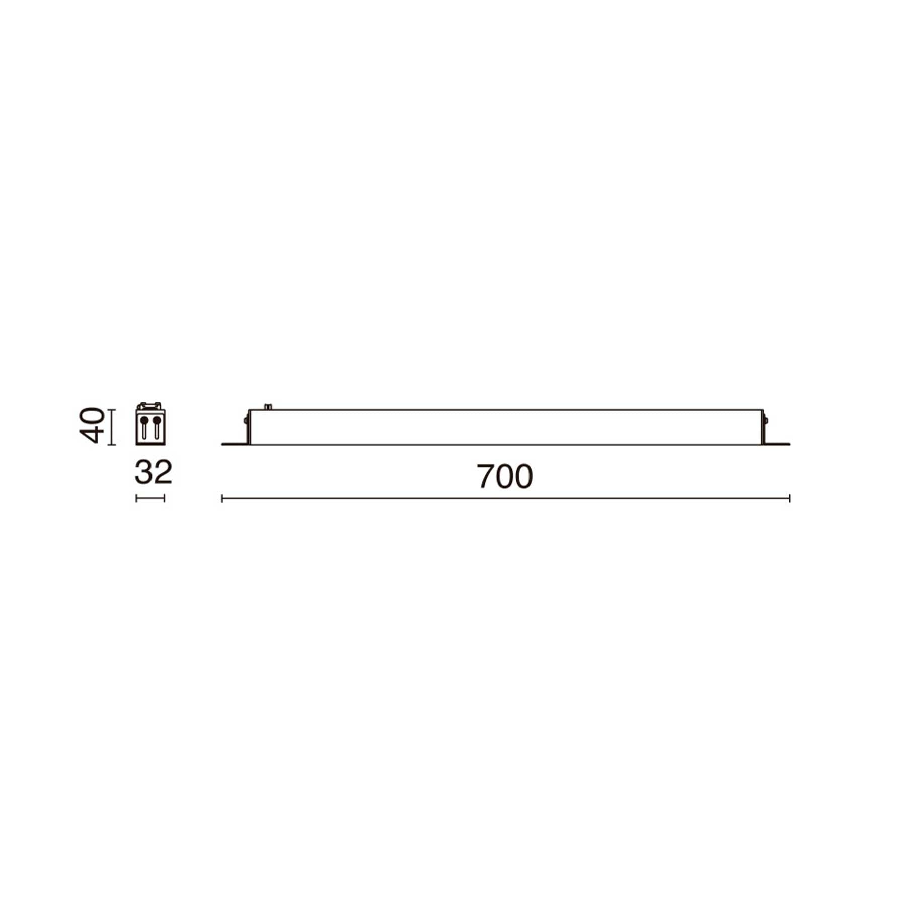 Indeluz Sigma L Trimless LED recessed linear light