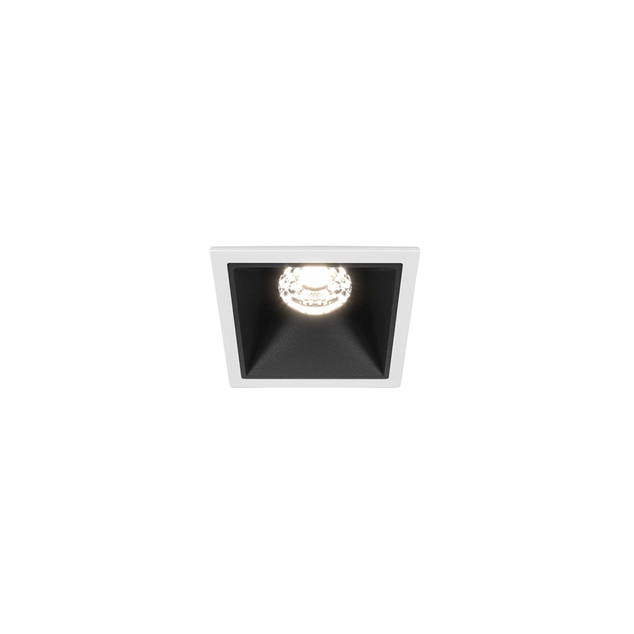 Maytoni downlight Alfa LED 10W 36° zápustné čtvercové svítidlo černé