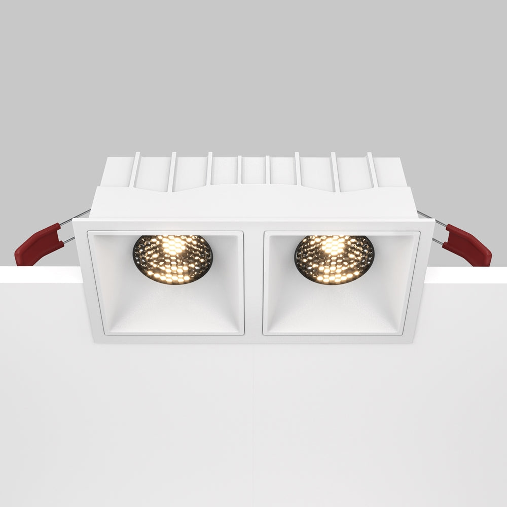 Maytoni downlight Alfa LED 15W 36° zápustné čtvercové svítidlo bílé