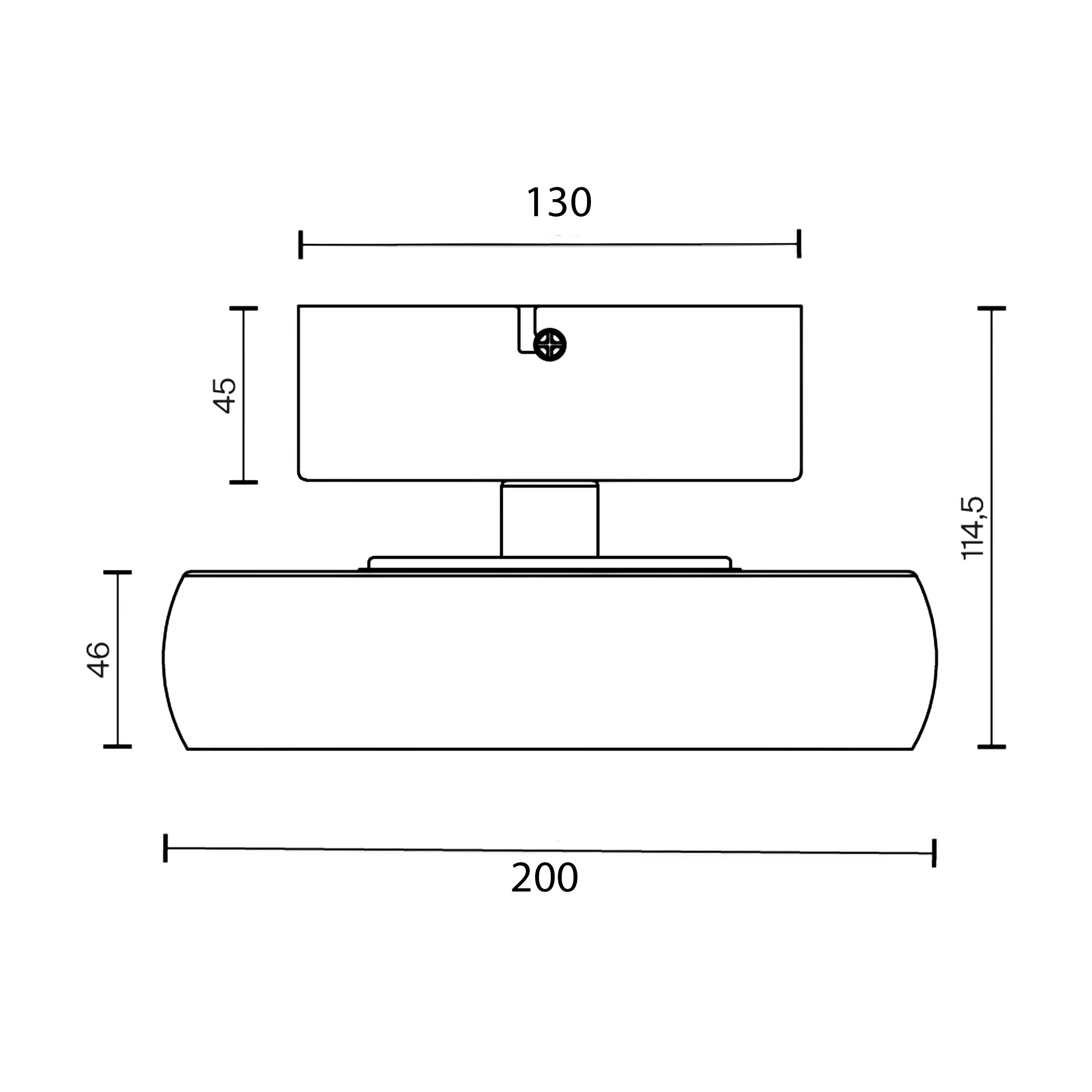 Maytoni Float LED přisazené svítidlo