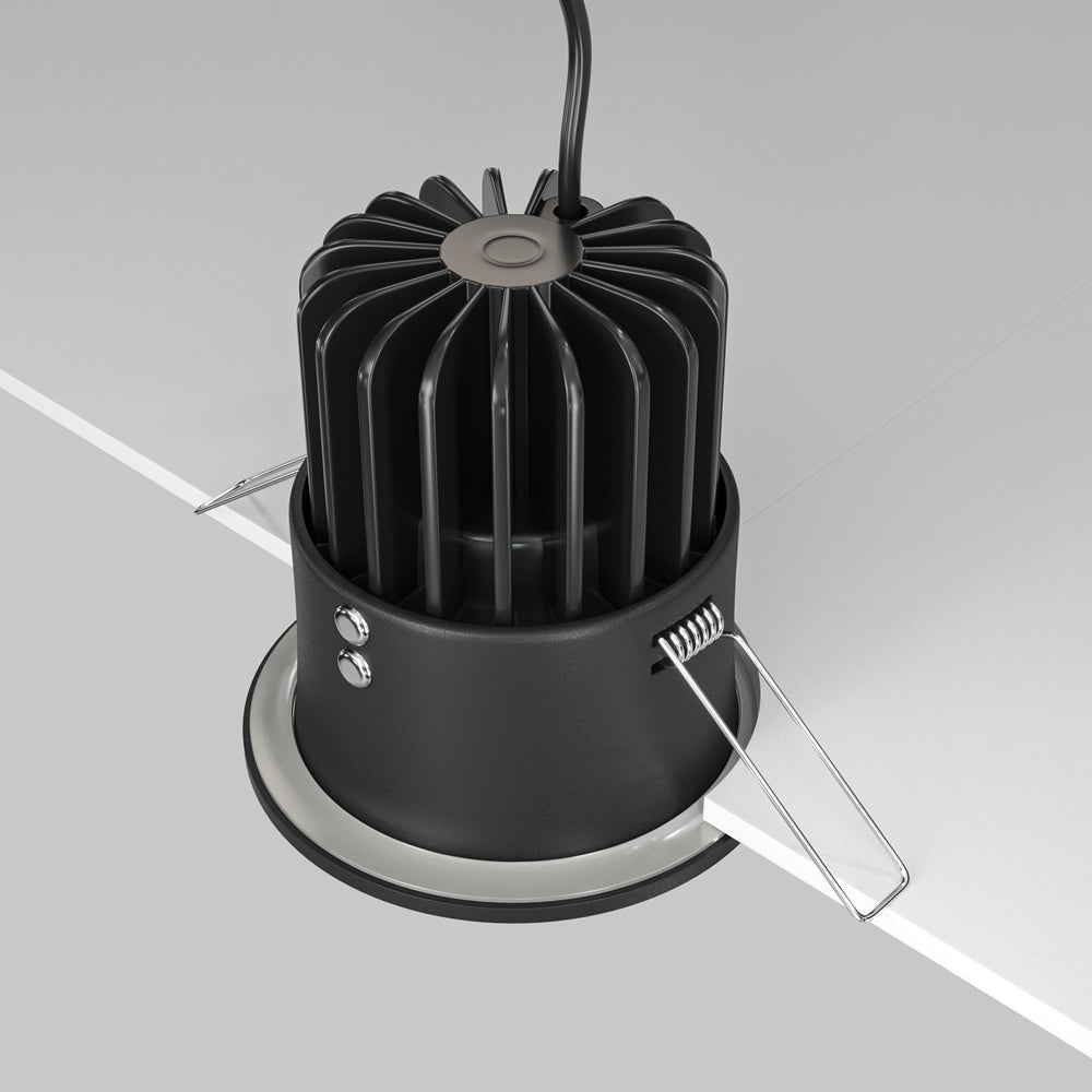 Maytoni downlight Zoom LED 60° zápustné kruhové svítidlo černé