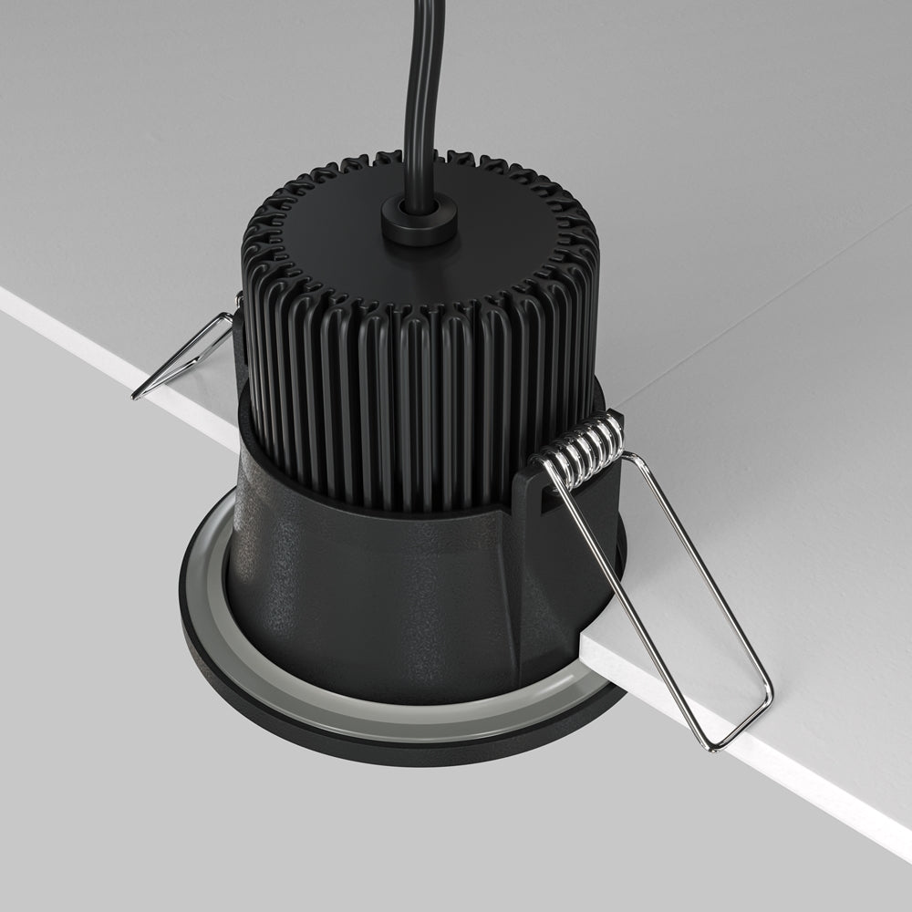 Maytoni downlight Zoom LED 60° zápustné kruhové svítidlo černé