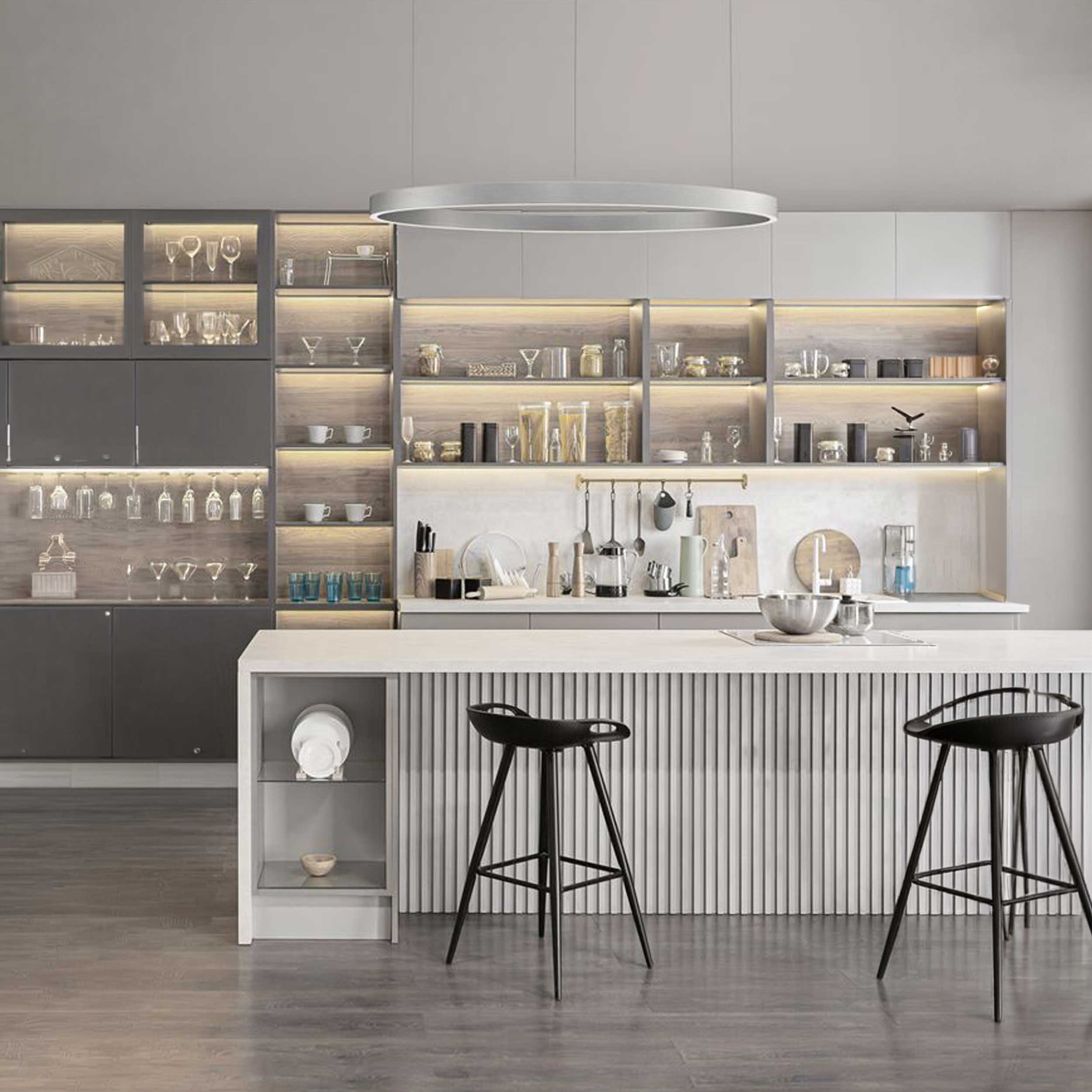 Nova Luce Elowen LED závěsné kruhové svítidlo