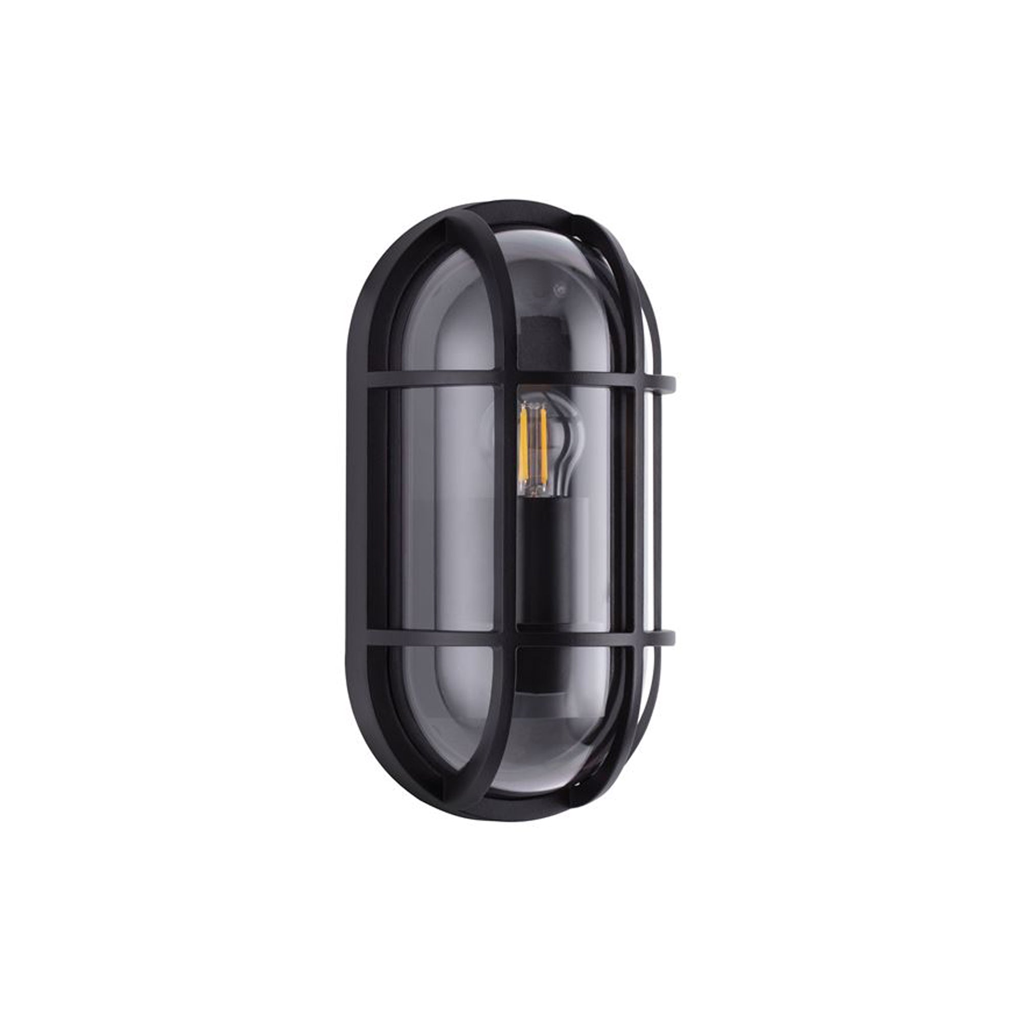 Nova Luce Amel E27 nástěnné oválové svítidlo IP65