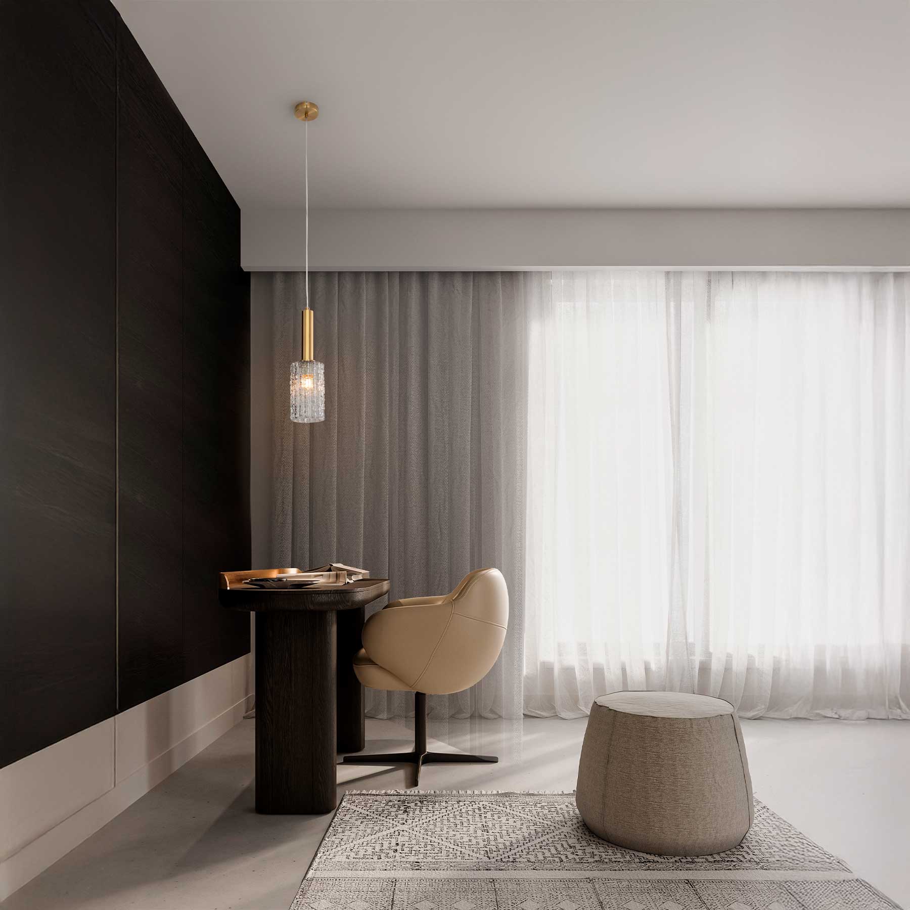 Szklana oprawa wisząca Nova Luce Certa E27