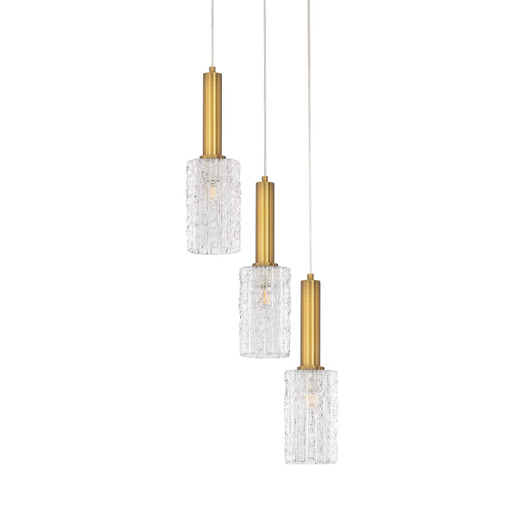 Szklana oprawa wisząca Nova Luce Certa E27