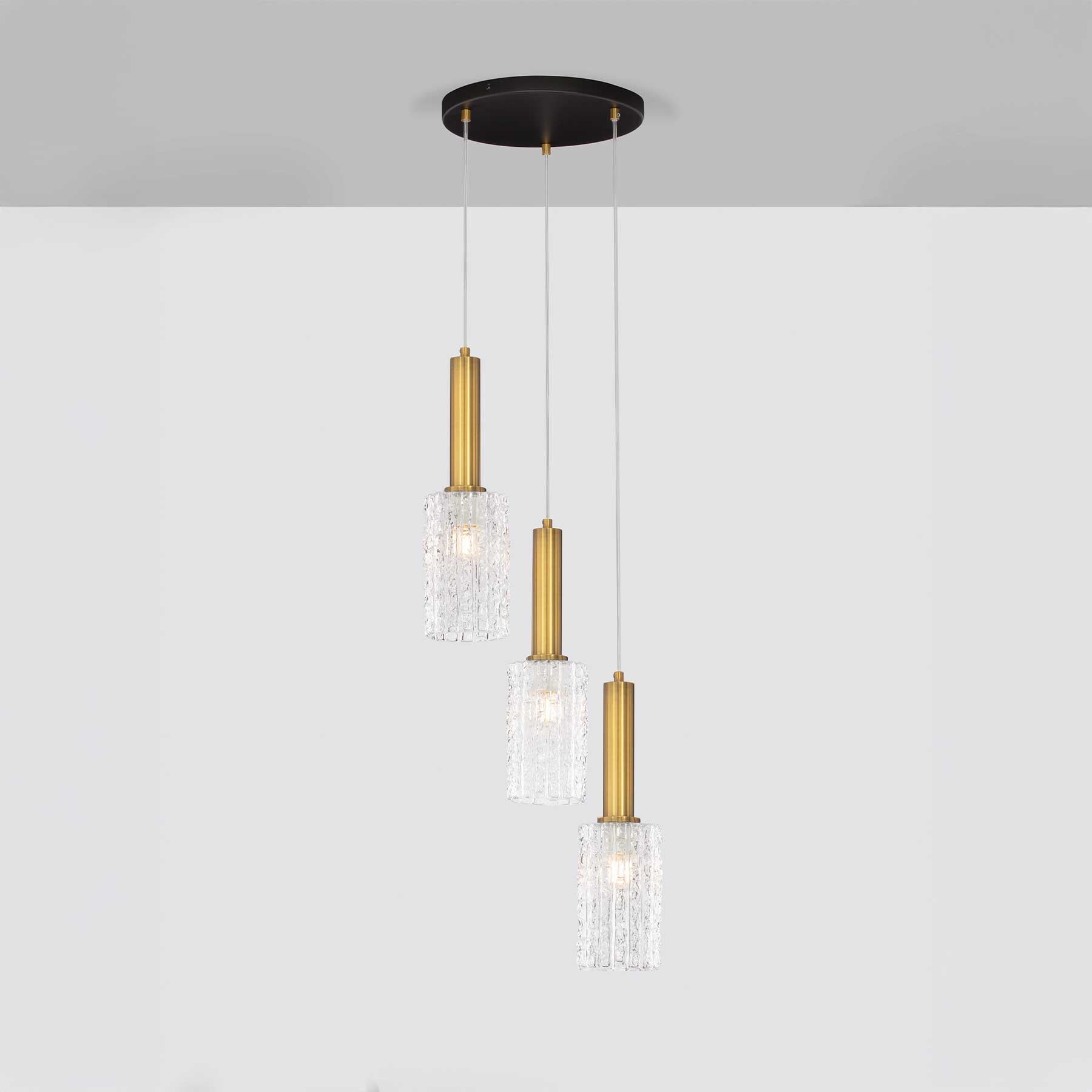 Szklana oprawa wisząca Nova Luce Certa E27