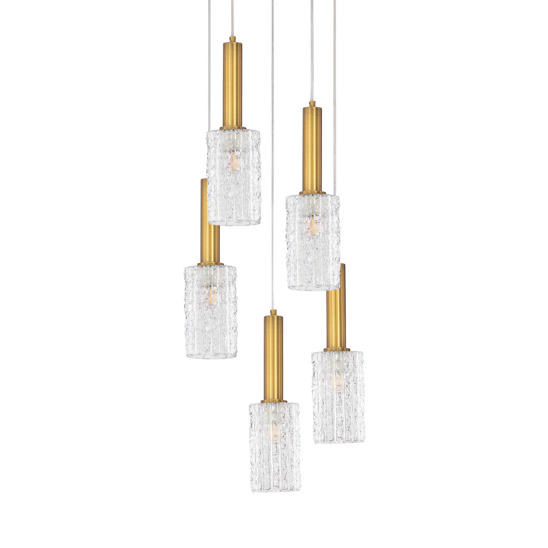 Szklana oprawa wisząca Nova Luce Certa E27