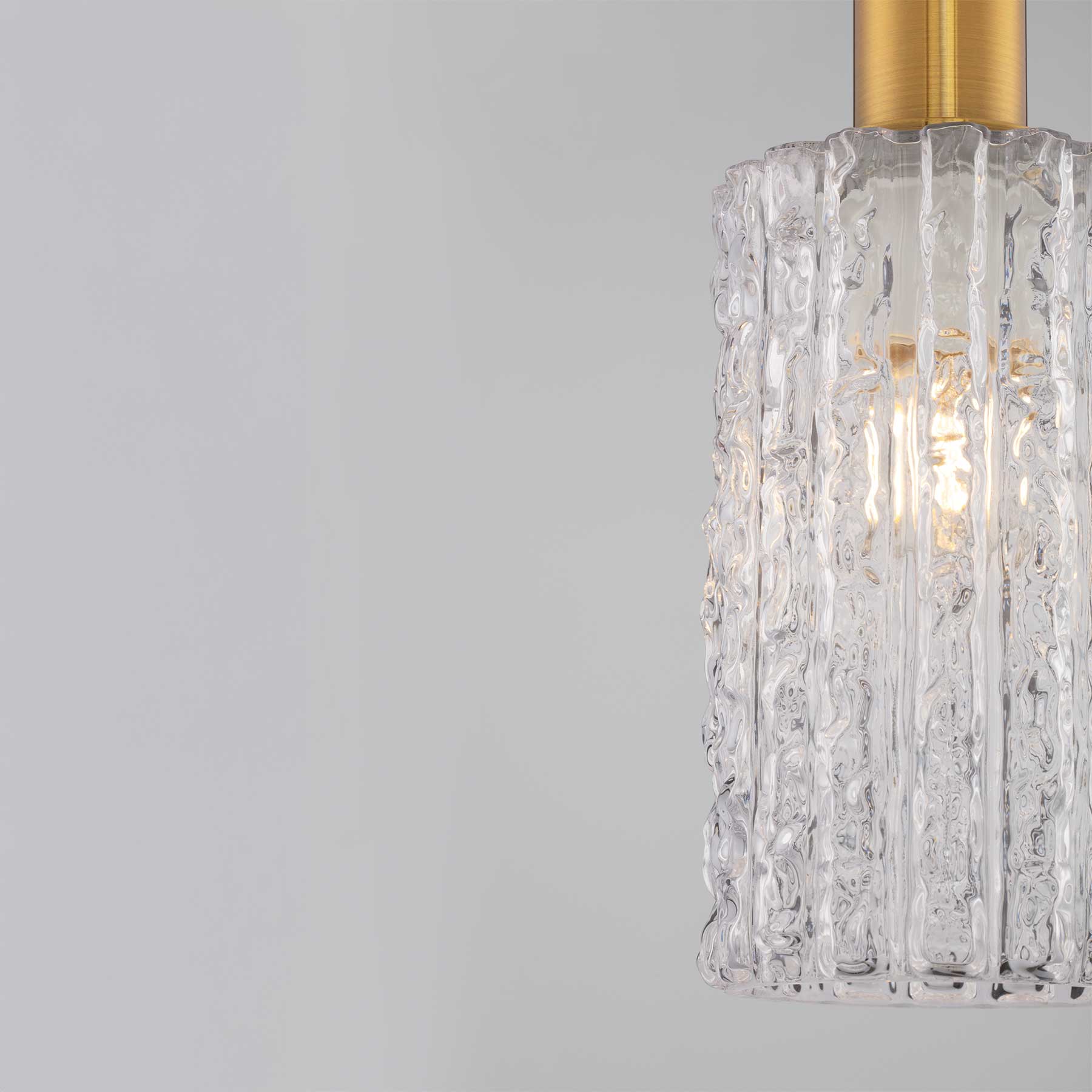 Szklana oprawa wisząca Nova Luce Certa E27