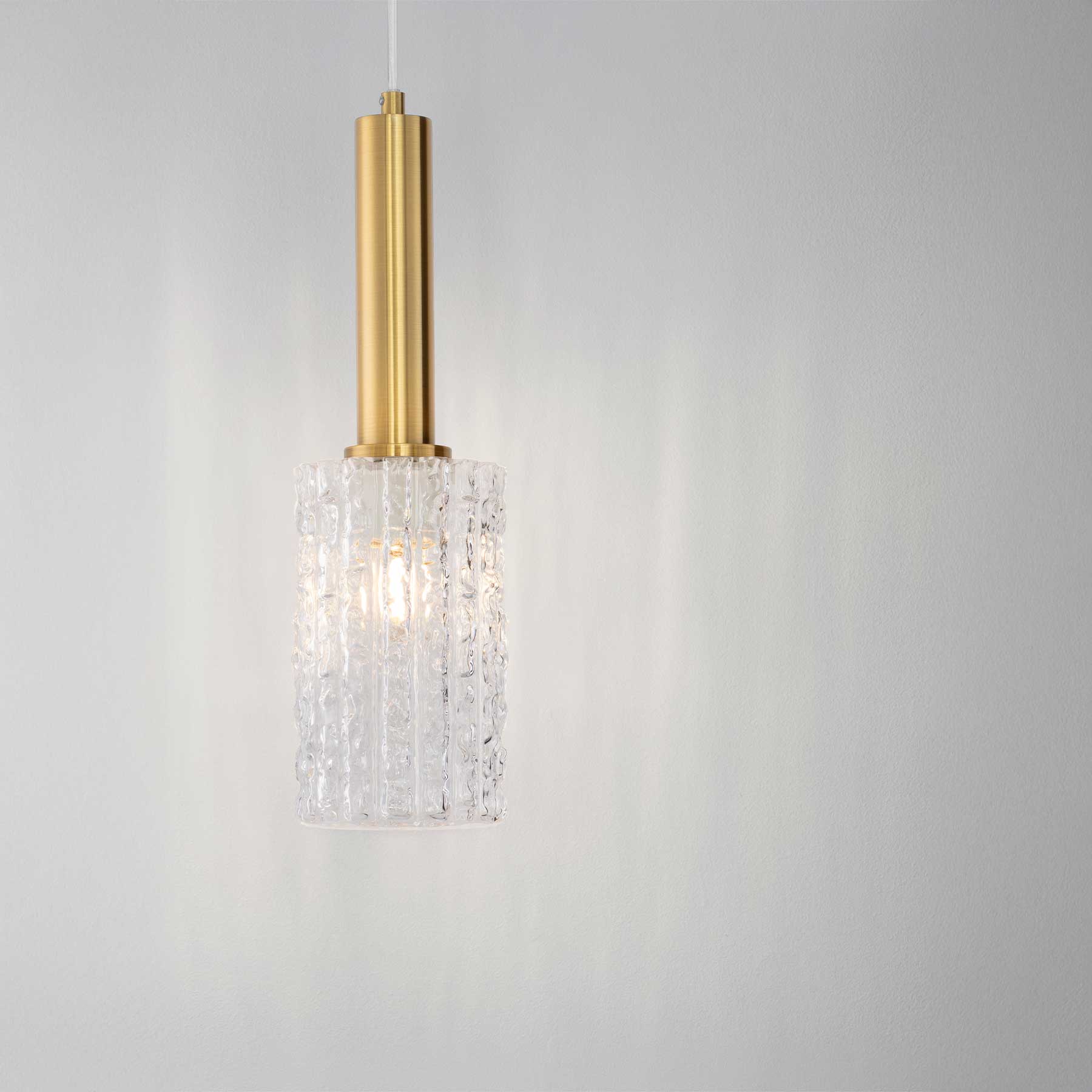 Szklana oprawa wisząca Nova Luce Certa E27