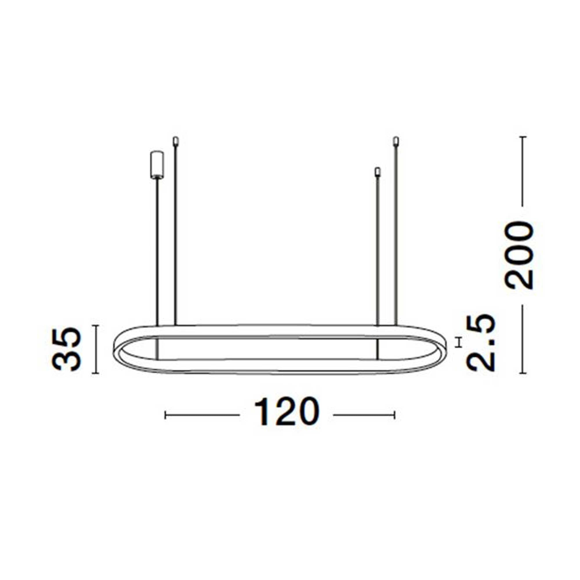 Lampa wisząca LED Nova Luce Nocci