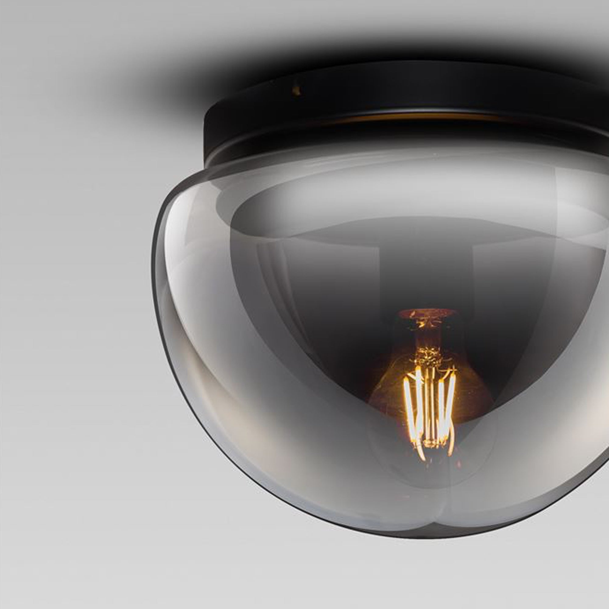 Nova Luce Ebony E27 skleněné stropní svítidlo