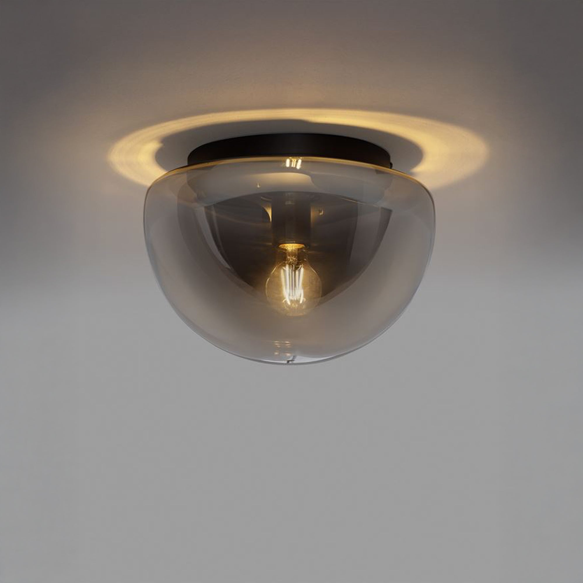 Nova Luce Ebony E27 skleněné stropní svítidlo