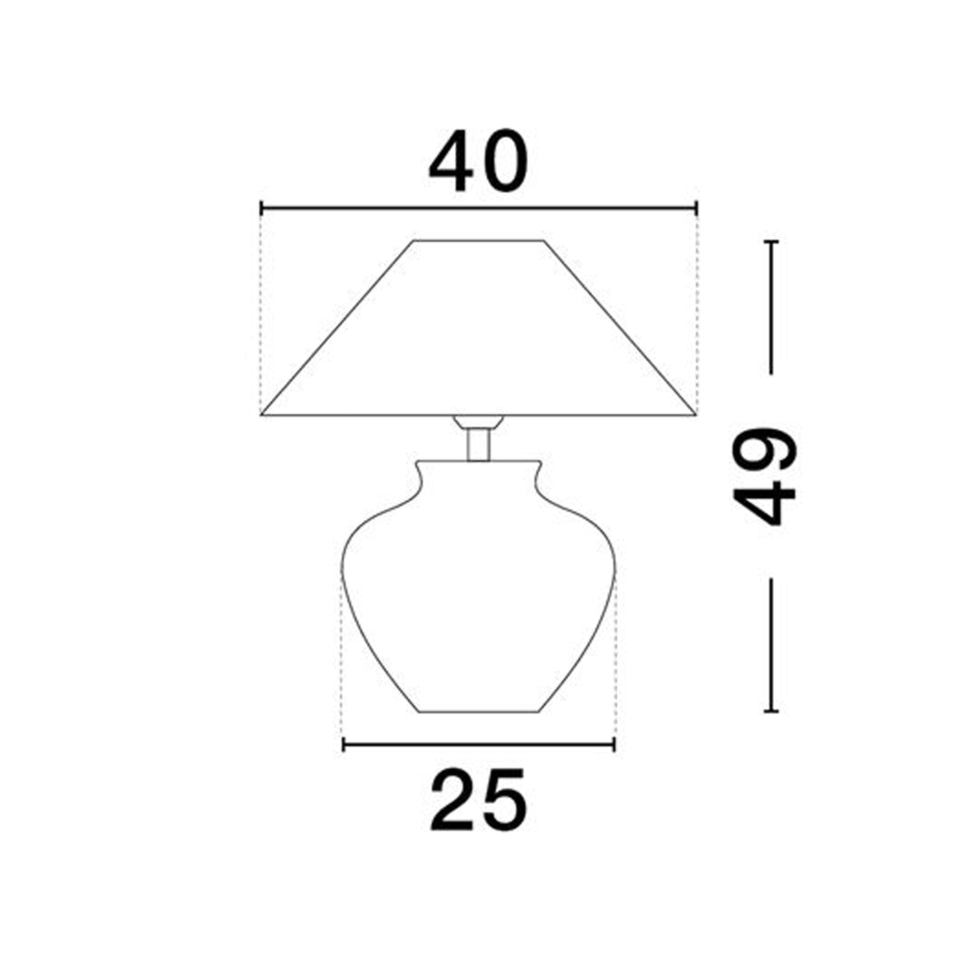 Nova Luce Lupe E27 table light