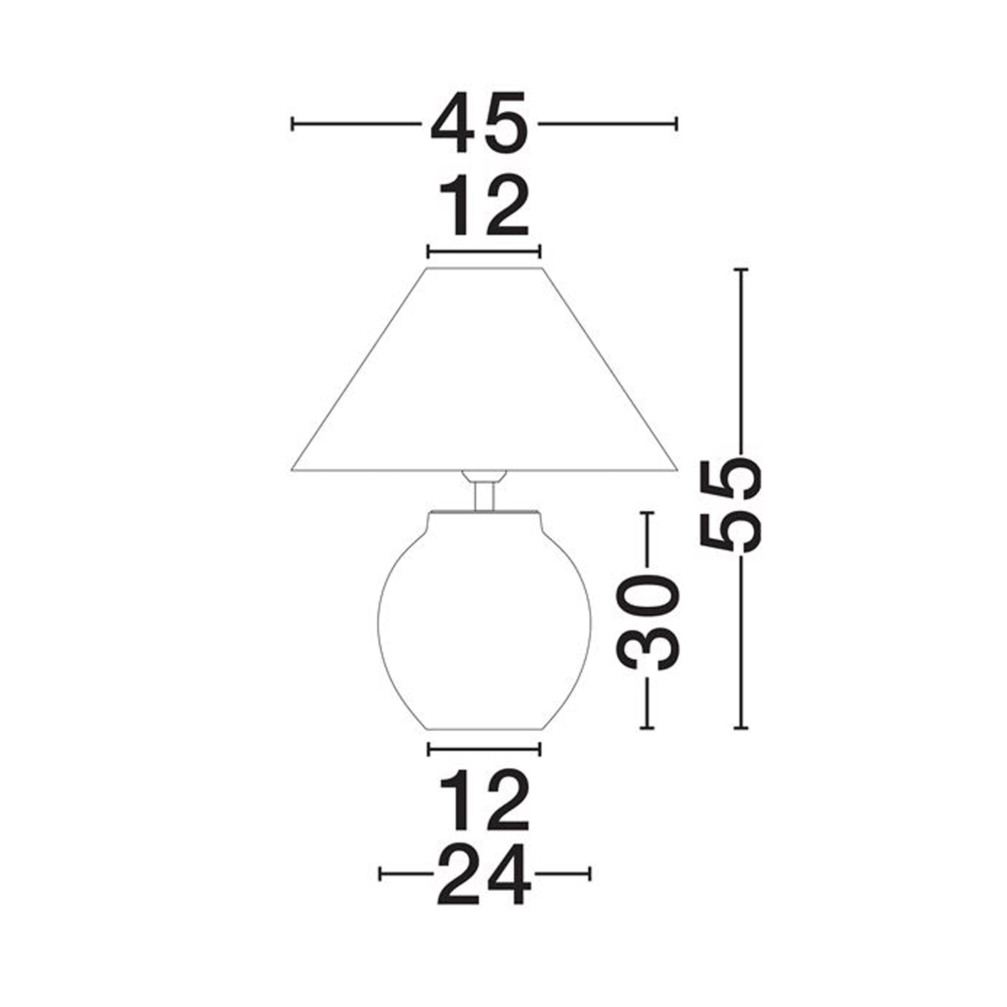 Nova Luce Lupe E27 table light