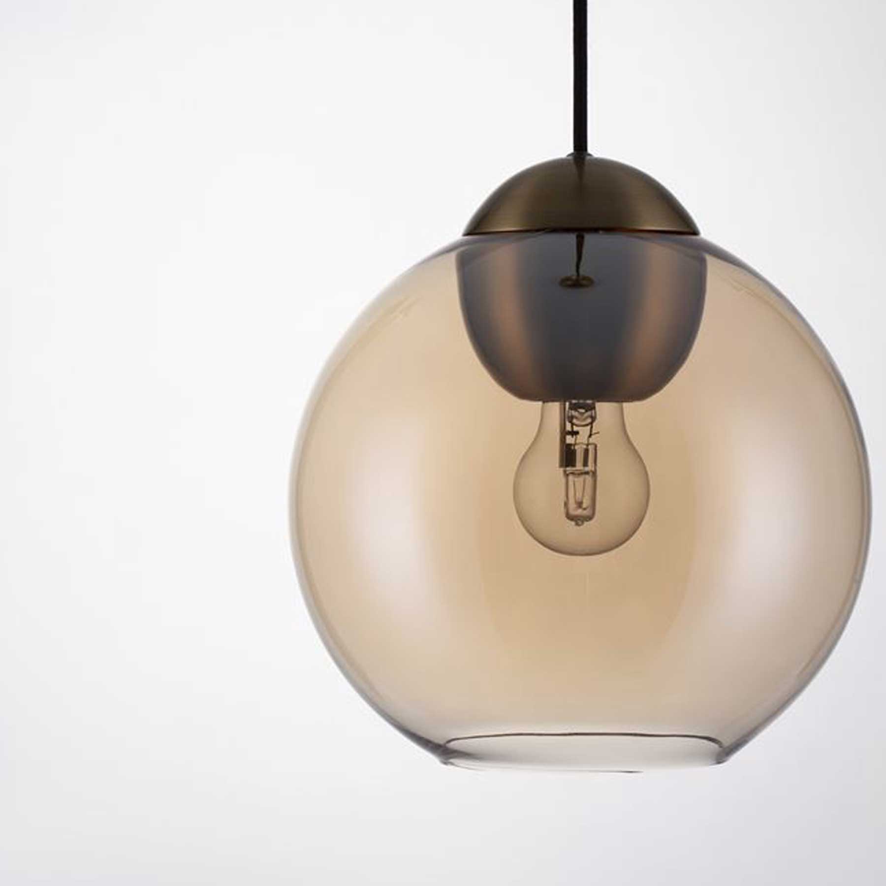 Szklana oprawa wisząca Nova Luce Midori E27