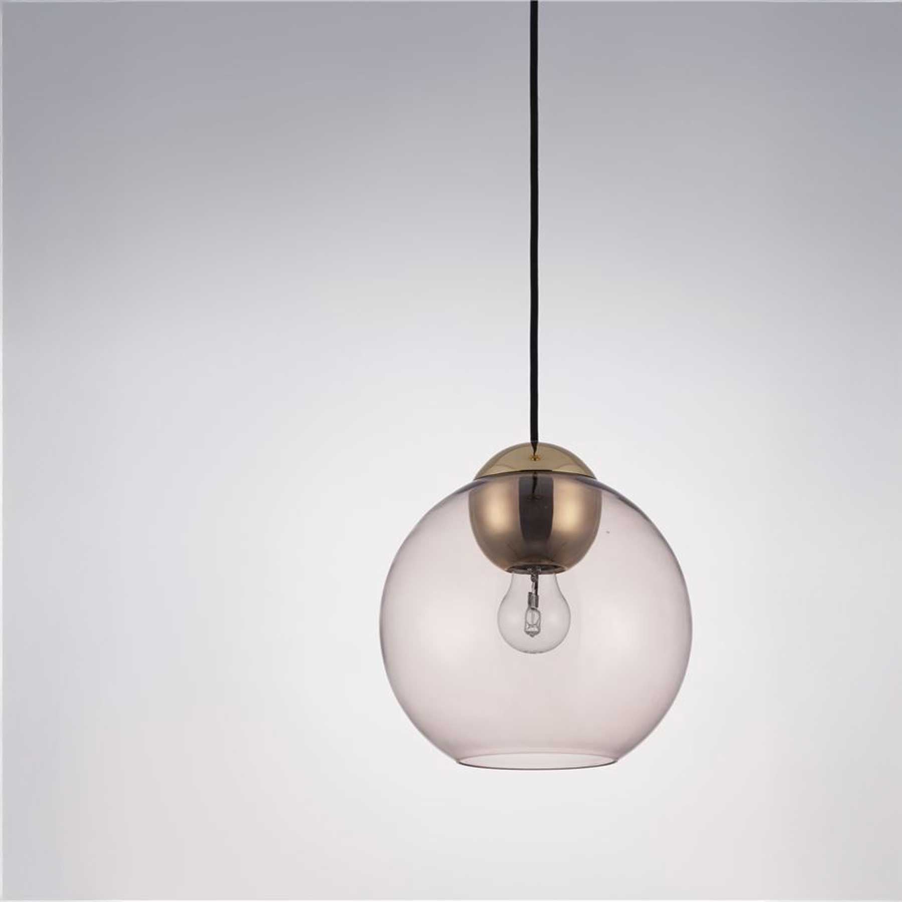 Szklana oprawa wisząca Nova Luce Midori E27