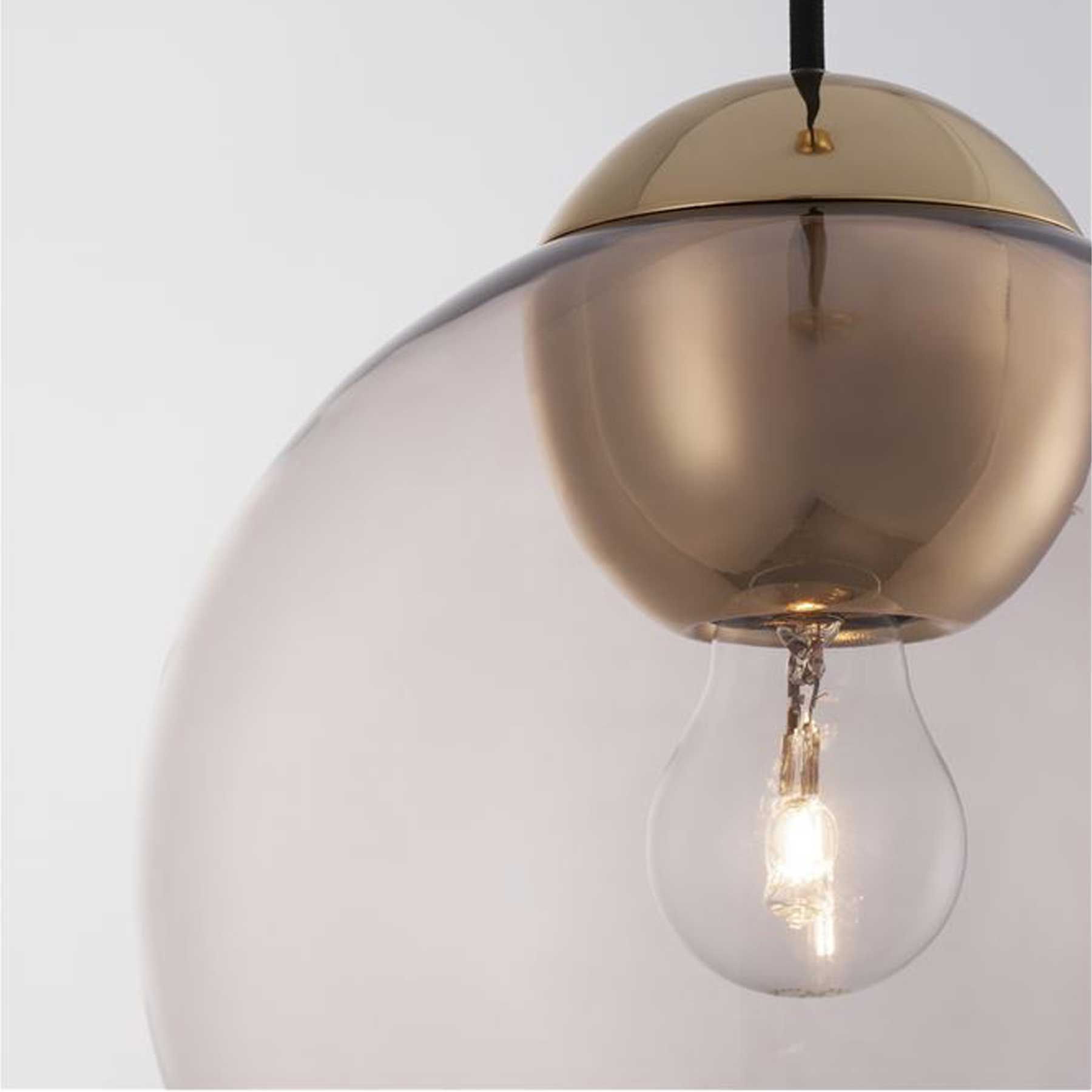 Szklana oprawa wisząca Nova Luce Midori E27