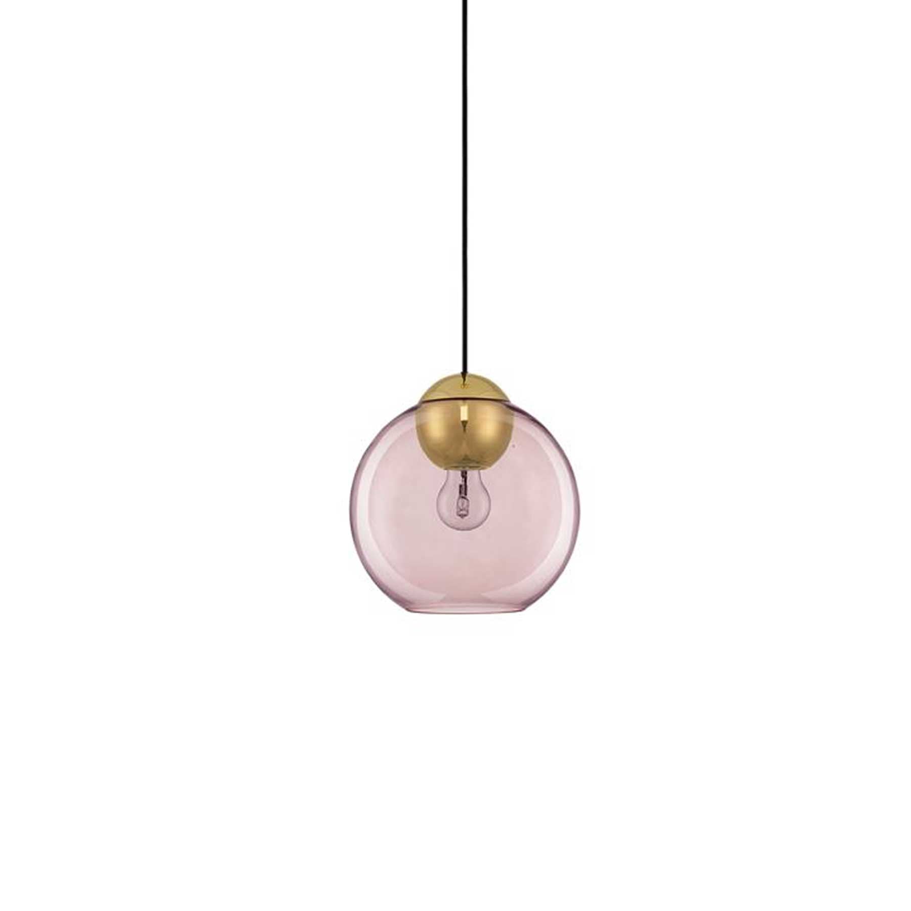 Szklana oprawa wisząca Nova Luce Midori E27