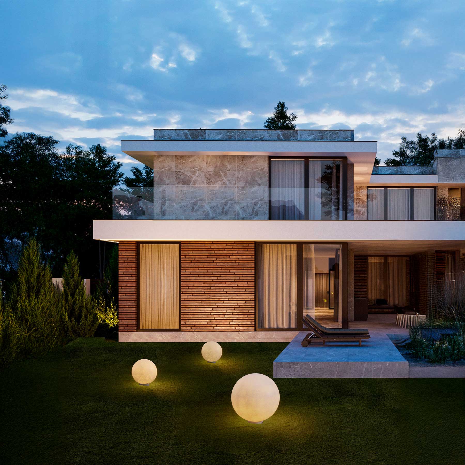 Oprawa kolumnowa Nova Luce Moon E27 IP65