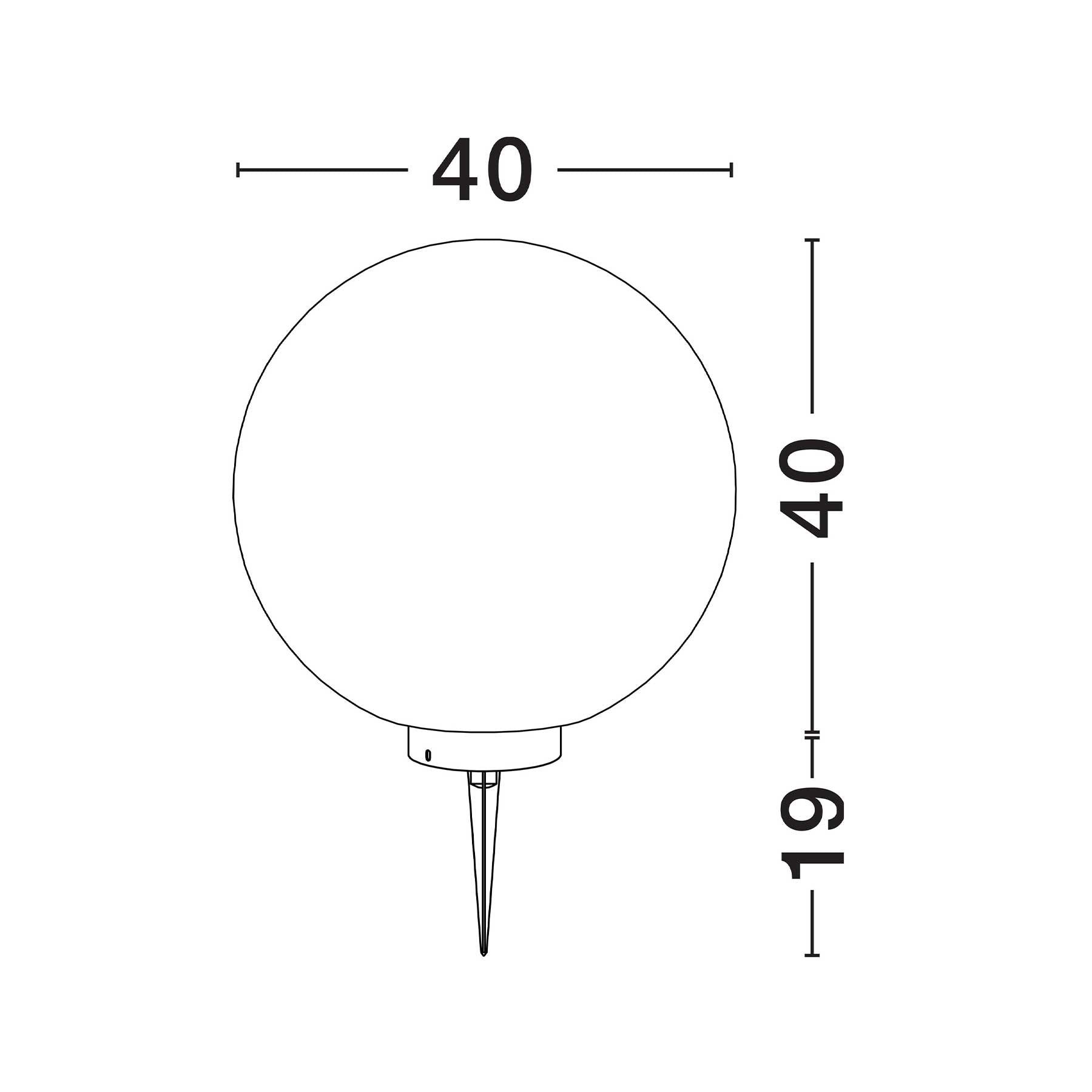 Oprawa kolumnowa Nova Luce Moon E27 IP65