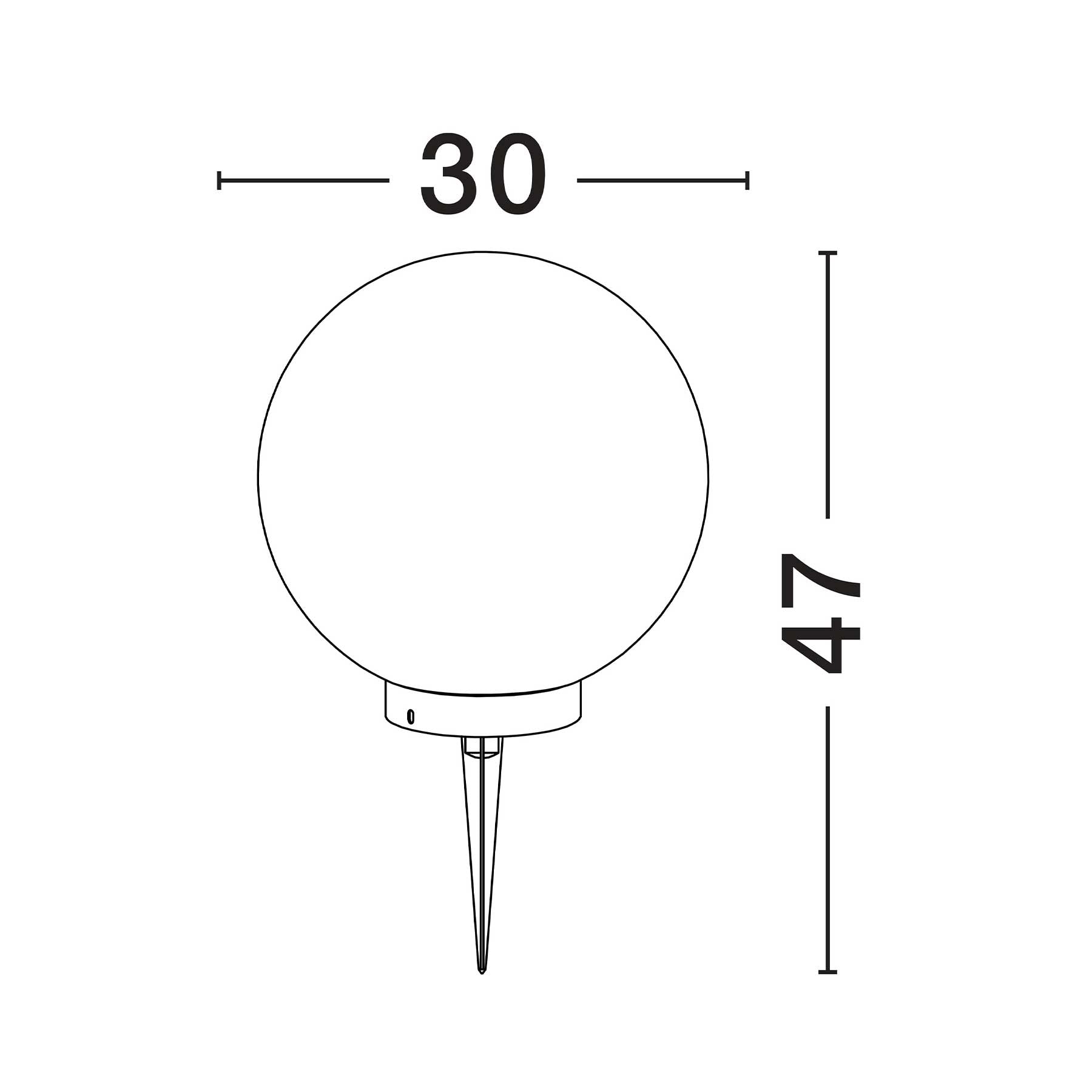 Oprawa kolumnowa Nova Luce Moon E27 IP65