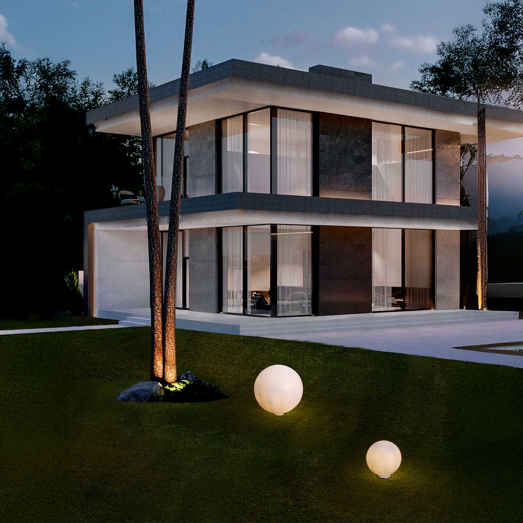 Oprawa kolumnowa Nova Luce Moon E27 IP65