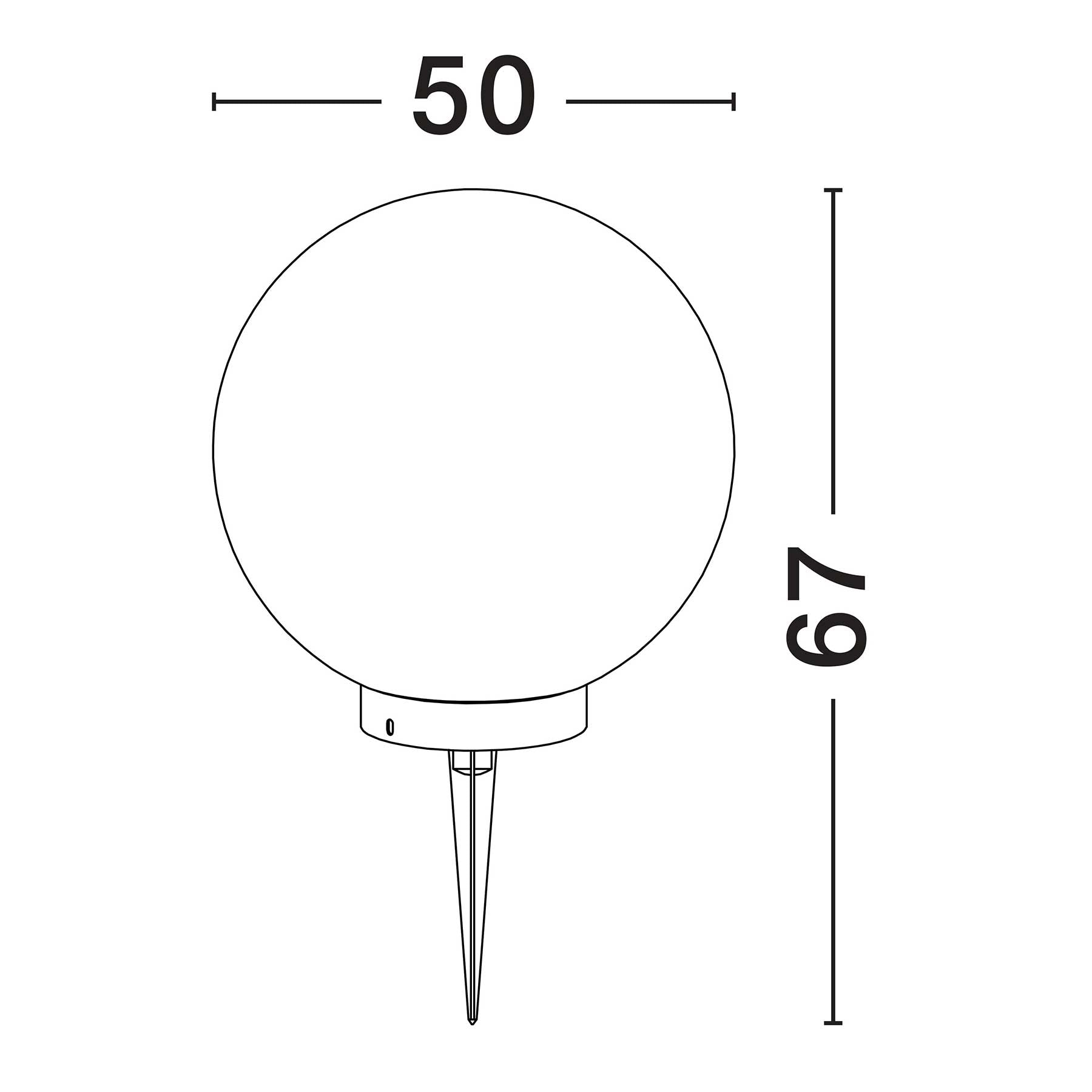 Oprawa kolumnowa Nova Luce Moon E27 IP65