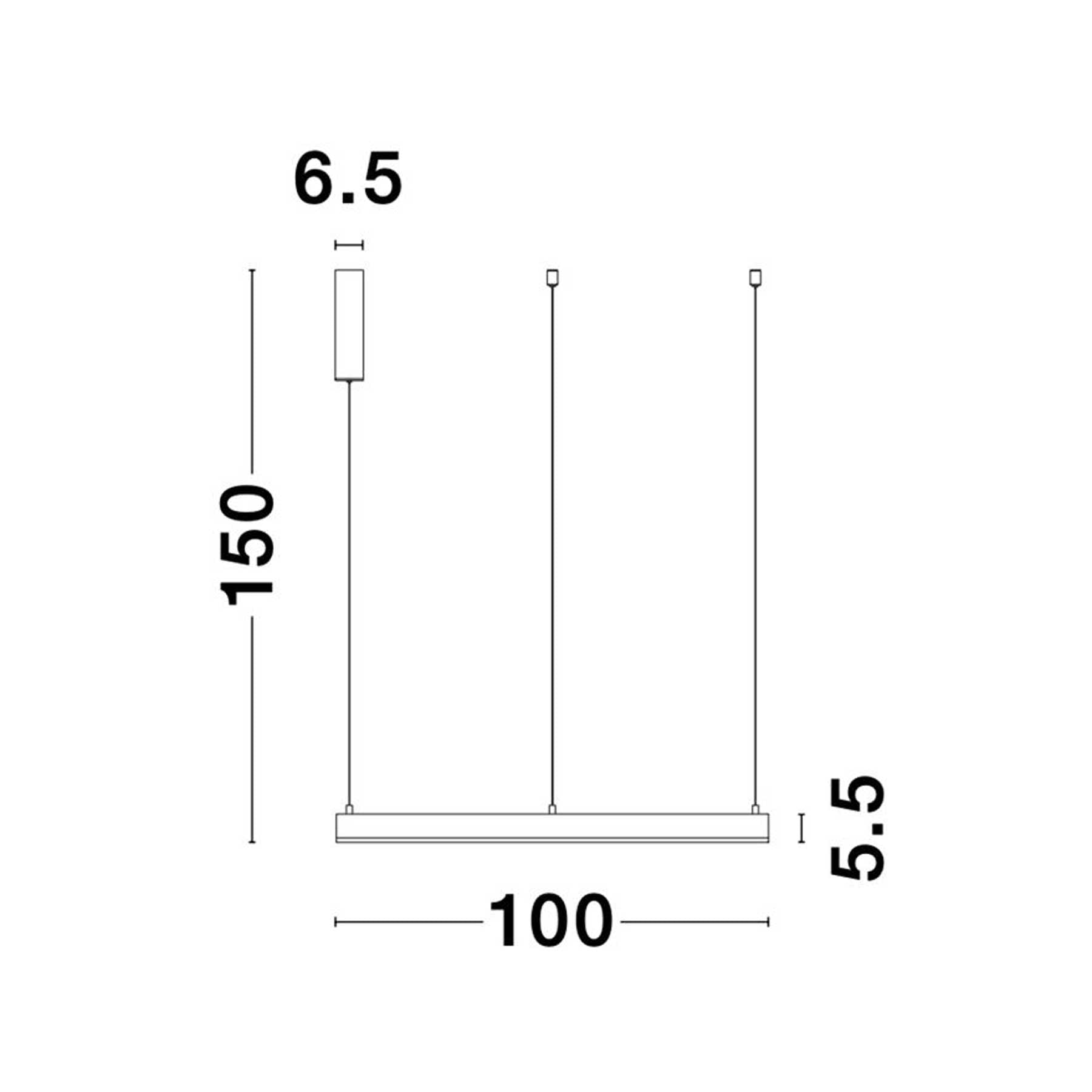 Nova Luce Motif LED okrągła oprawa wisząca z możliwością ściemniania CCT