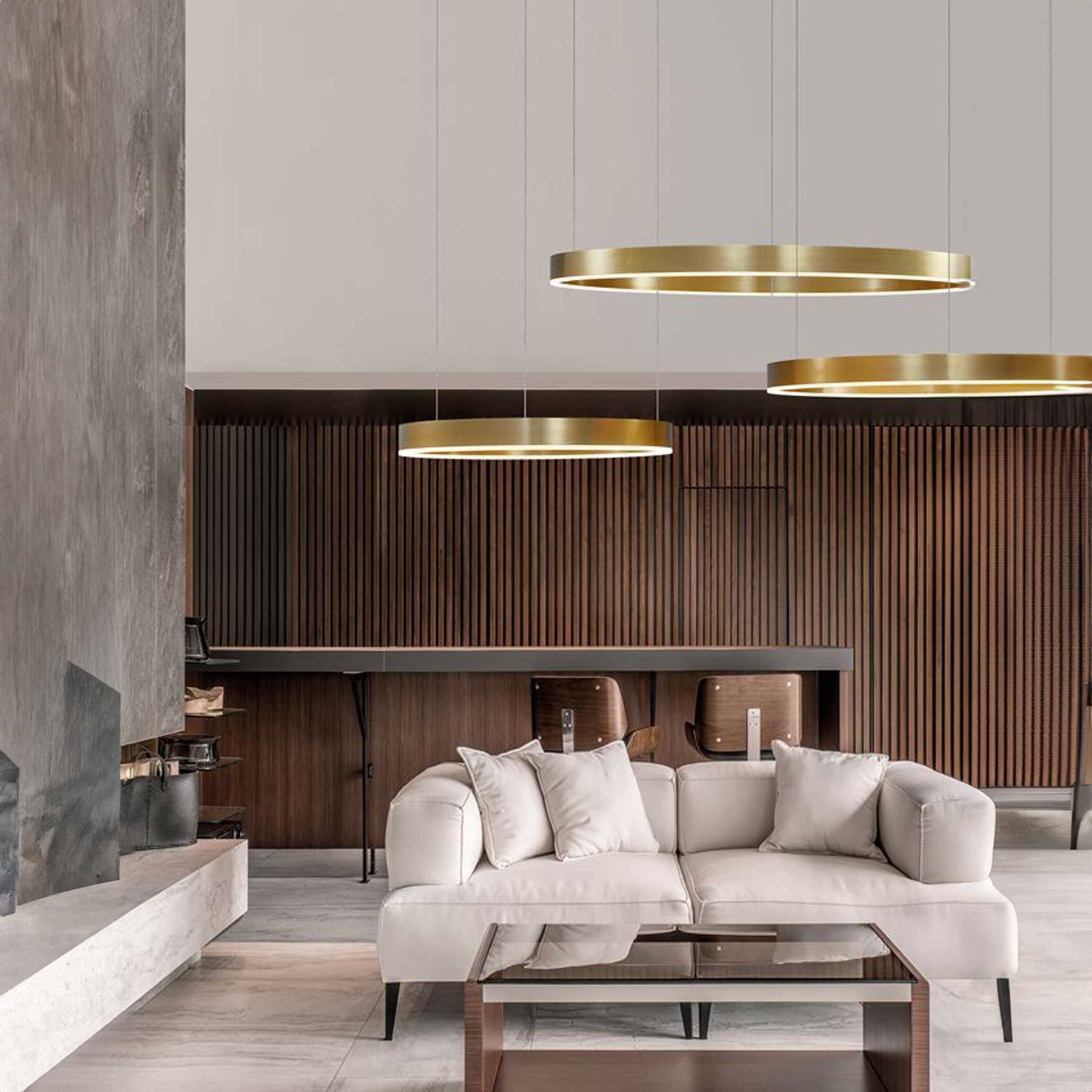 Nova Luce Motif LED okrągła oprawa wisząca z możliwością ściemniania CCT