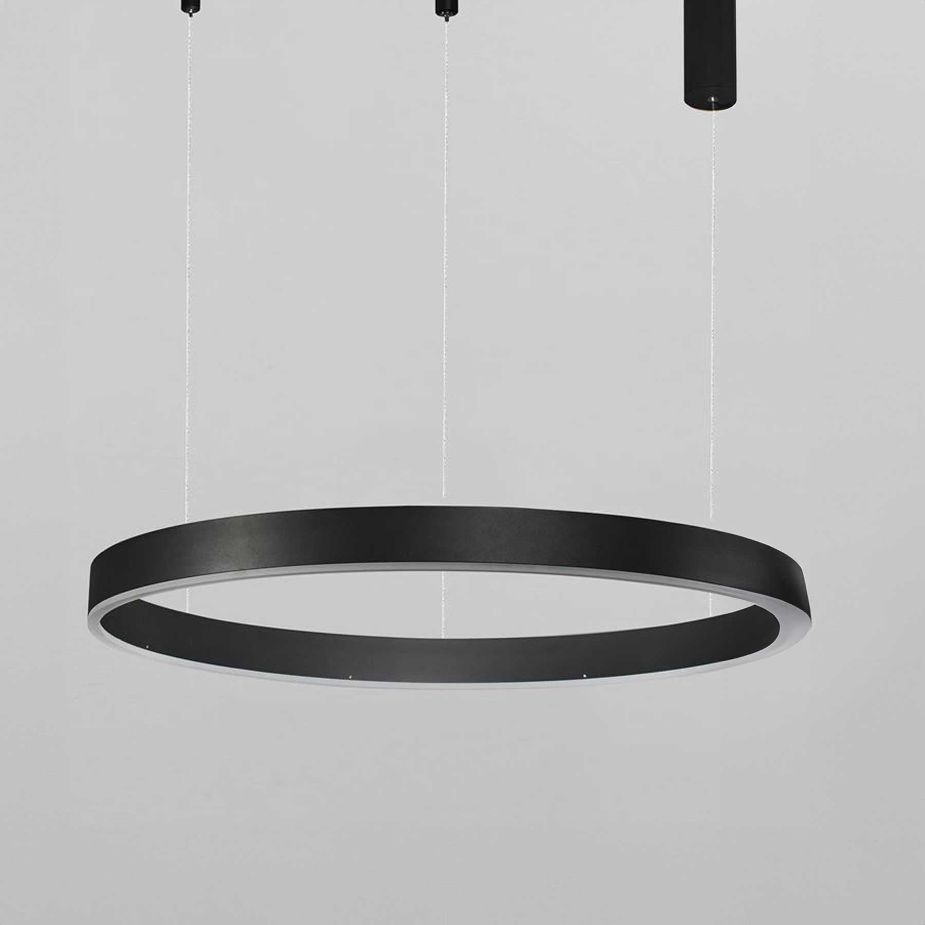 Nova Luce Motif LED okrągła oprawa wisząca z możliwością ściemniania CCT