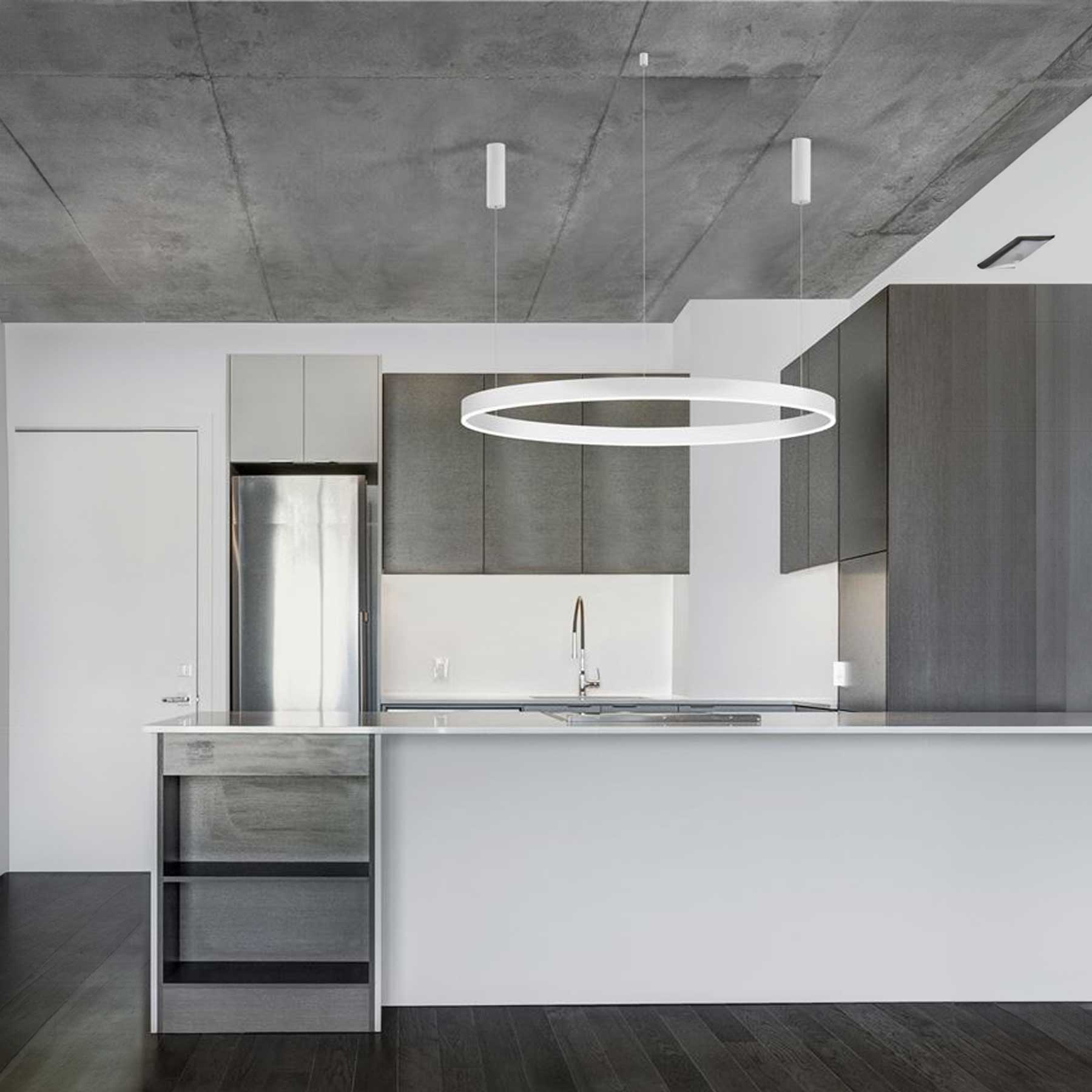 Nova Luce Motif LED okrągła oprawa wisząca z możliwością ściemniania CCT