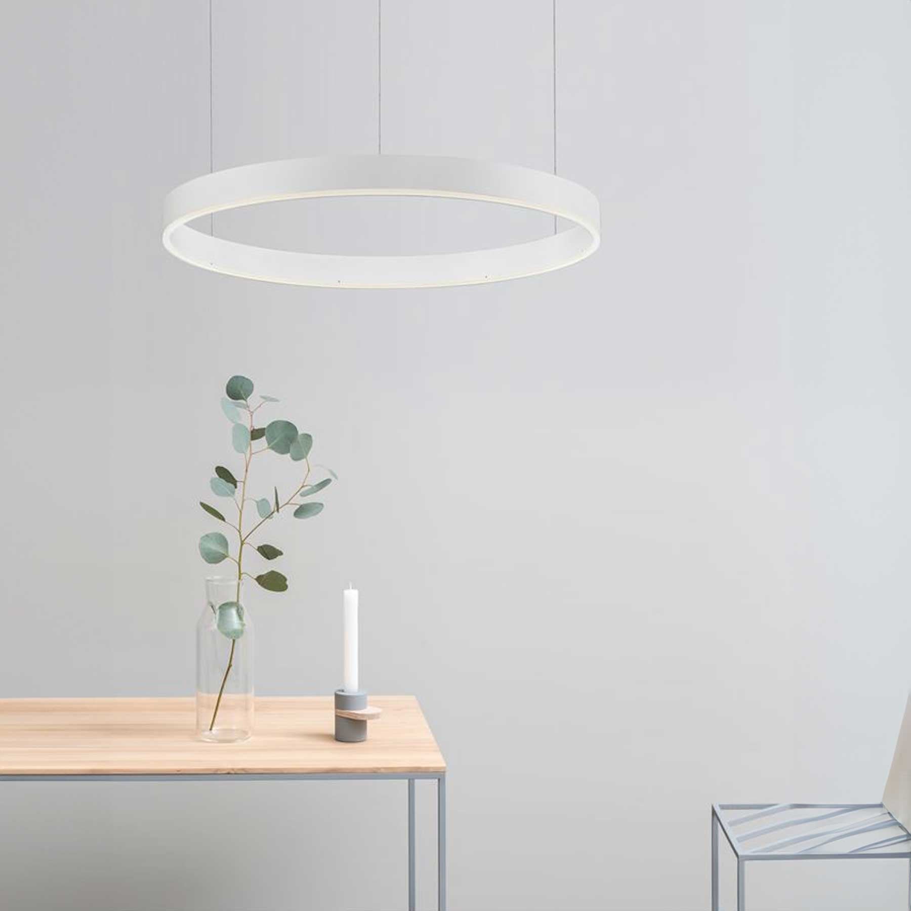 Nova Luce Motif LED okrągła oprawa wisząca z możliwością ściemniania CCT