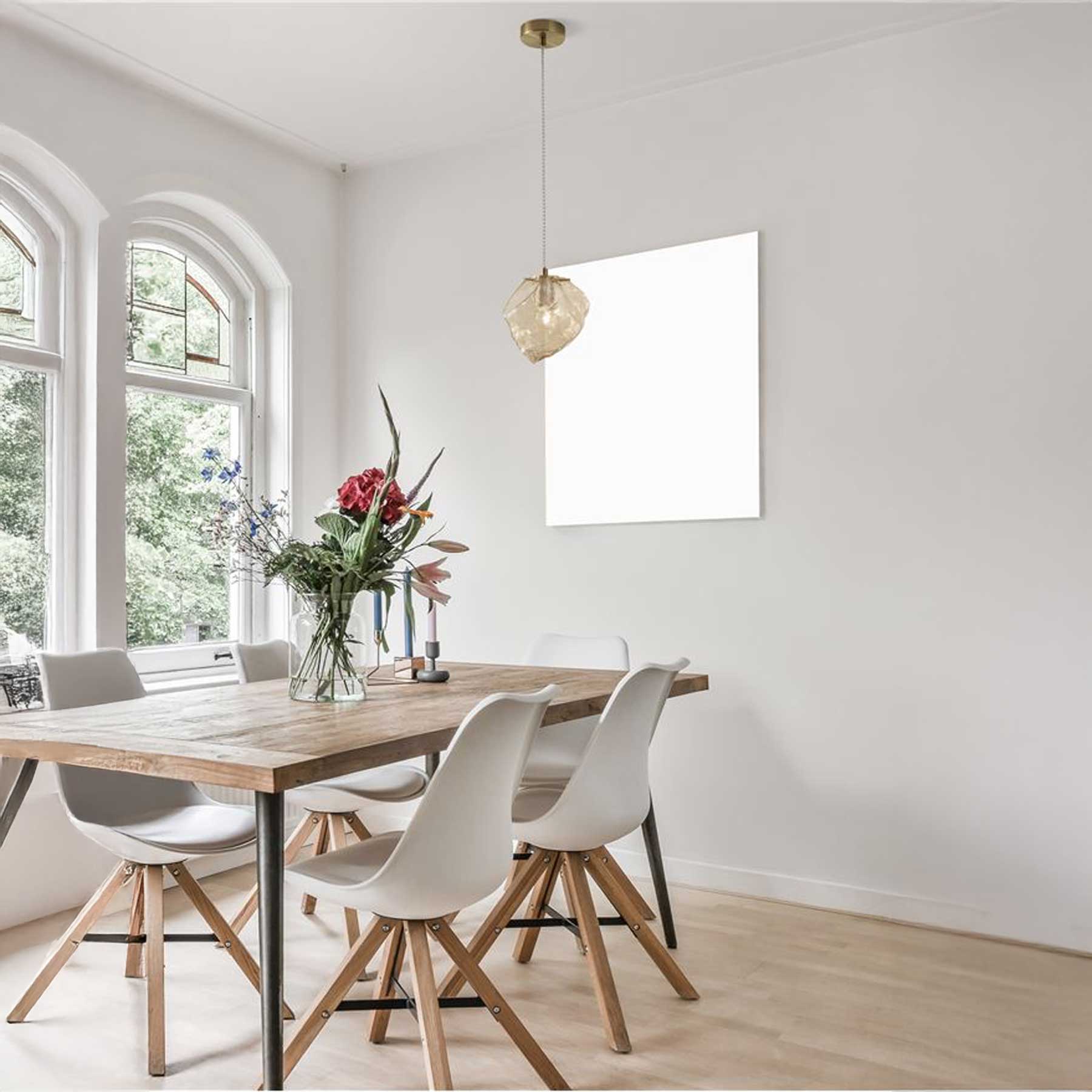 Szklana oprawa wisząca Nova Luce Odelle E14