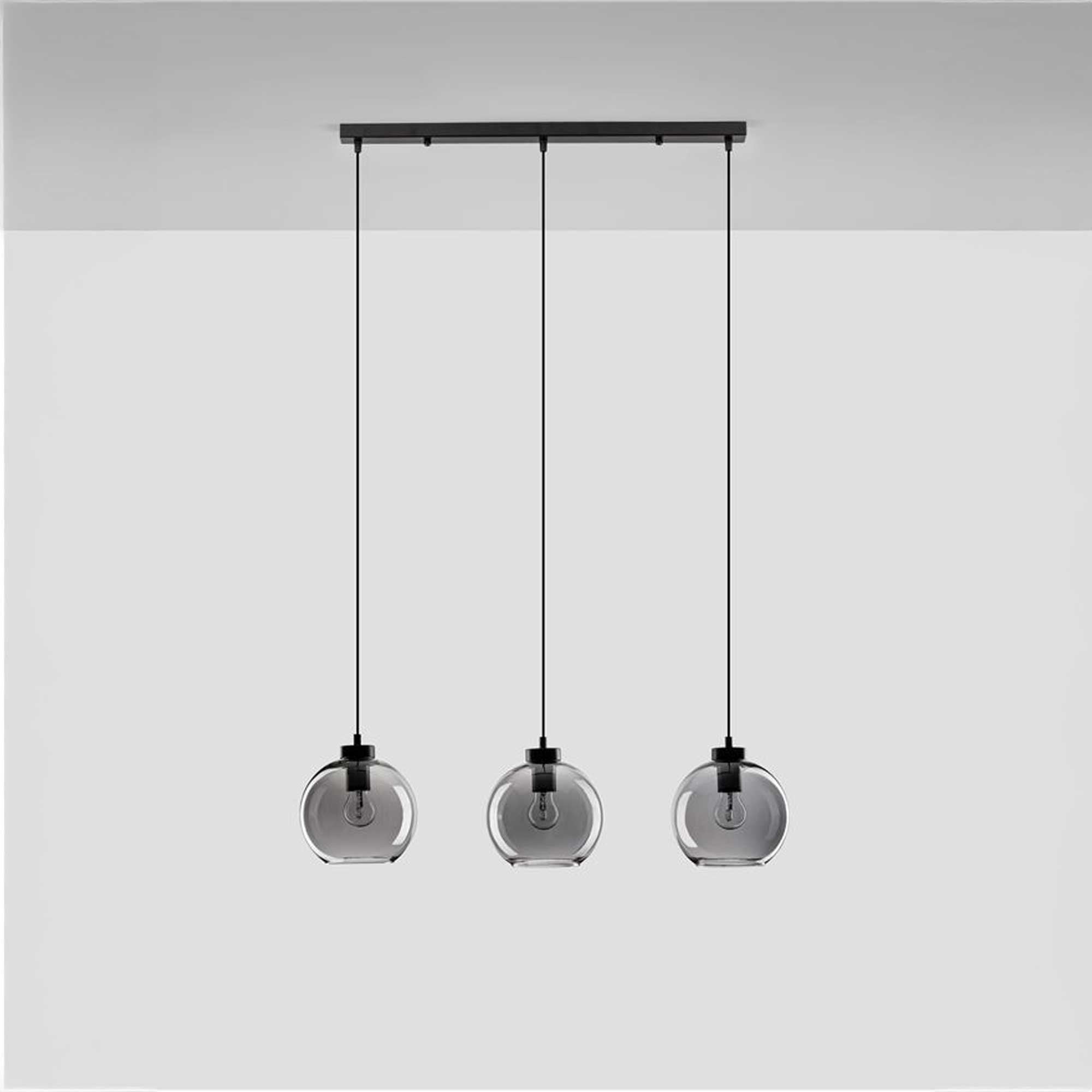 Nova Luce Palmer E27 skleněné závěsné svítidlo podélné