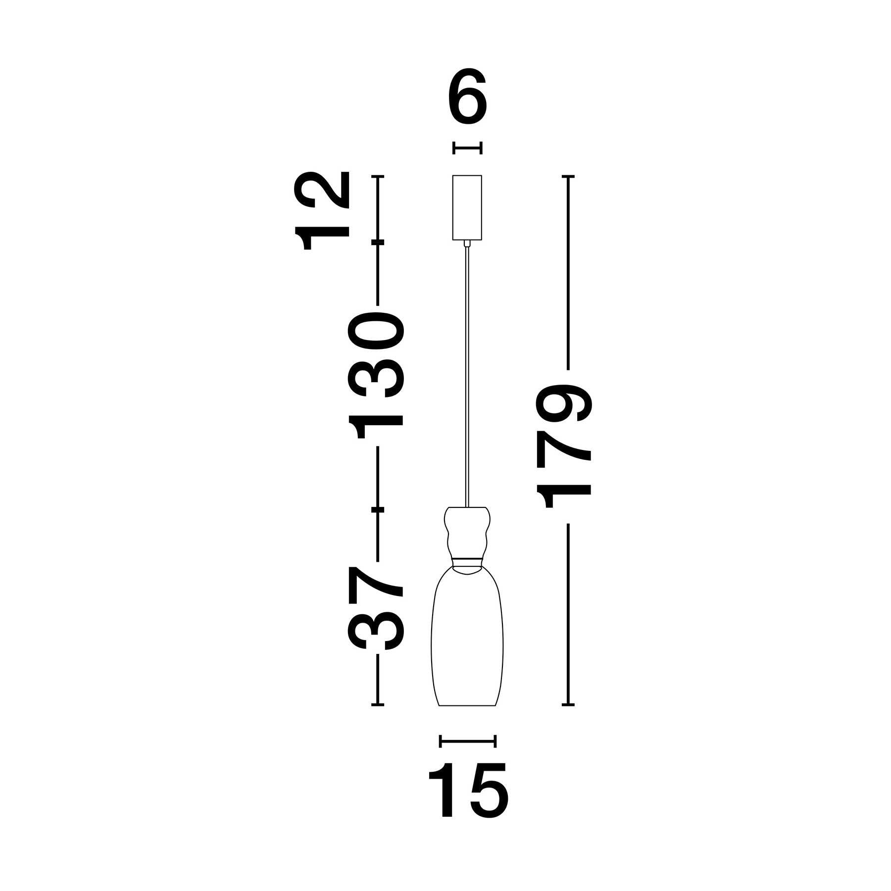 Szklana oprawa wisząca Nova Luce Pluma LED