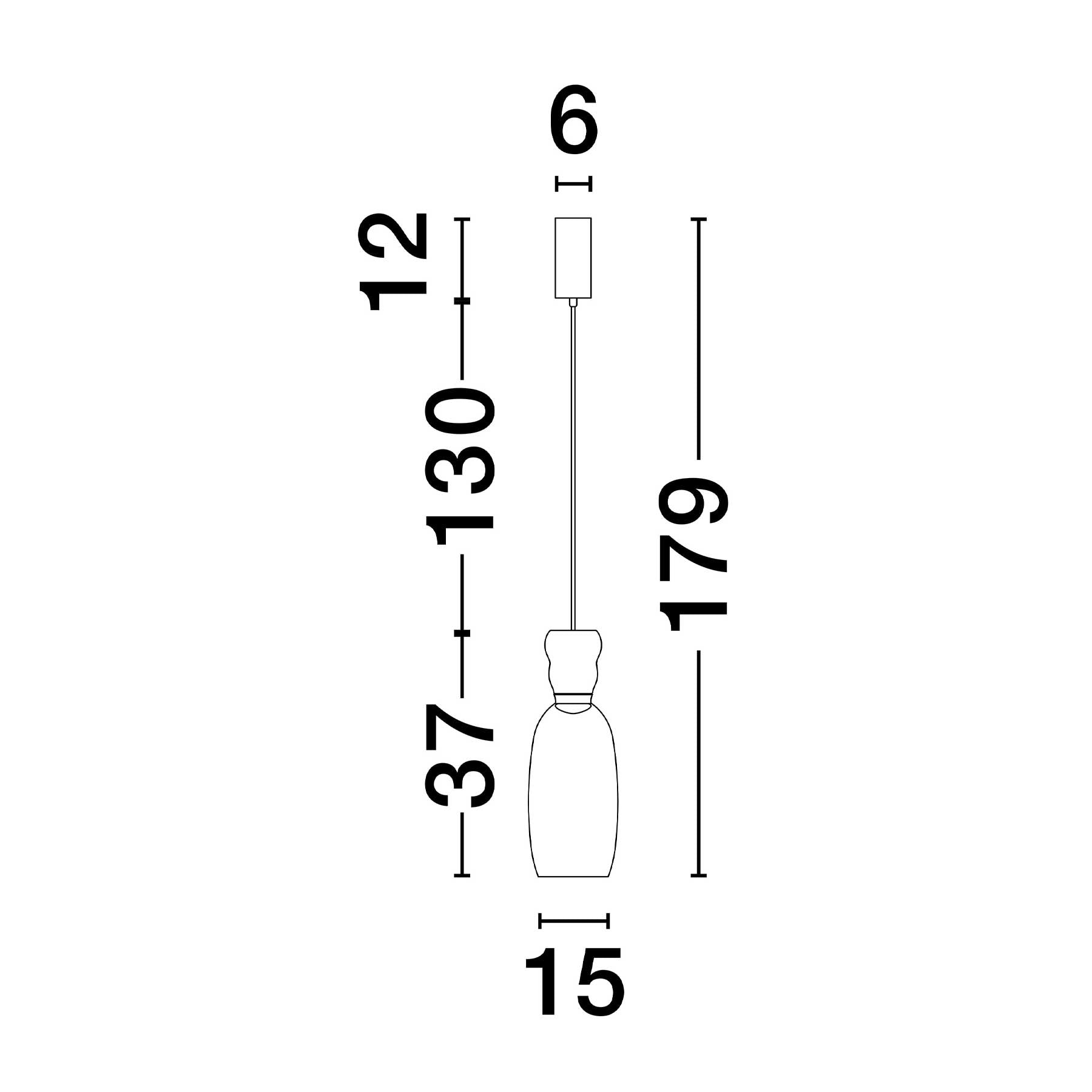 Szklana oprawa wisząca Nova Luce Pluma LED