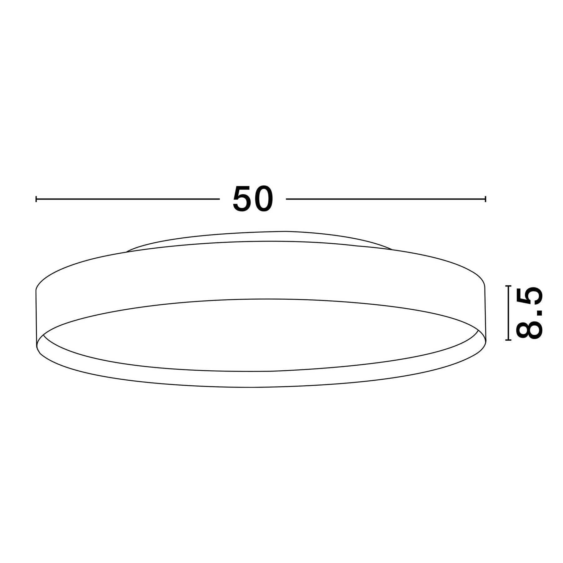 Nova Luce Roi LED ceiling light