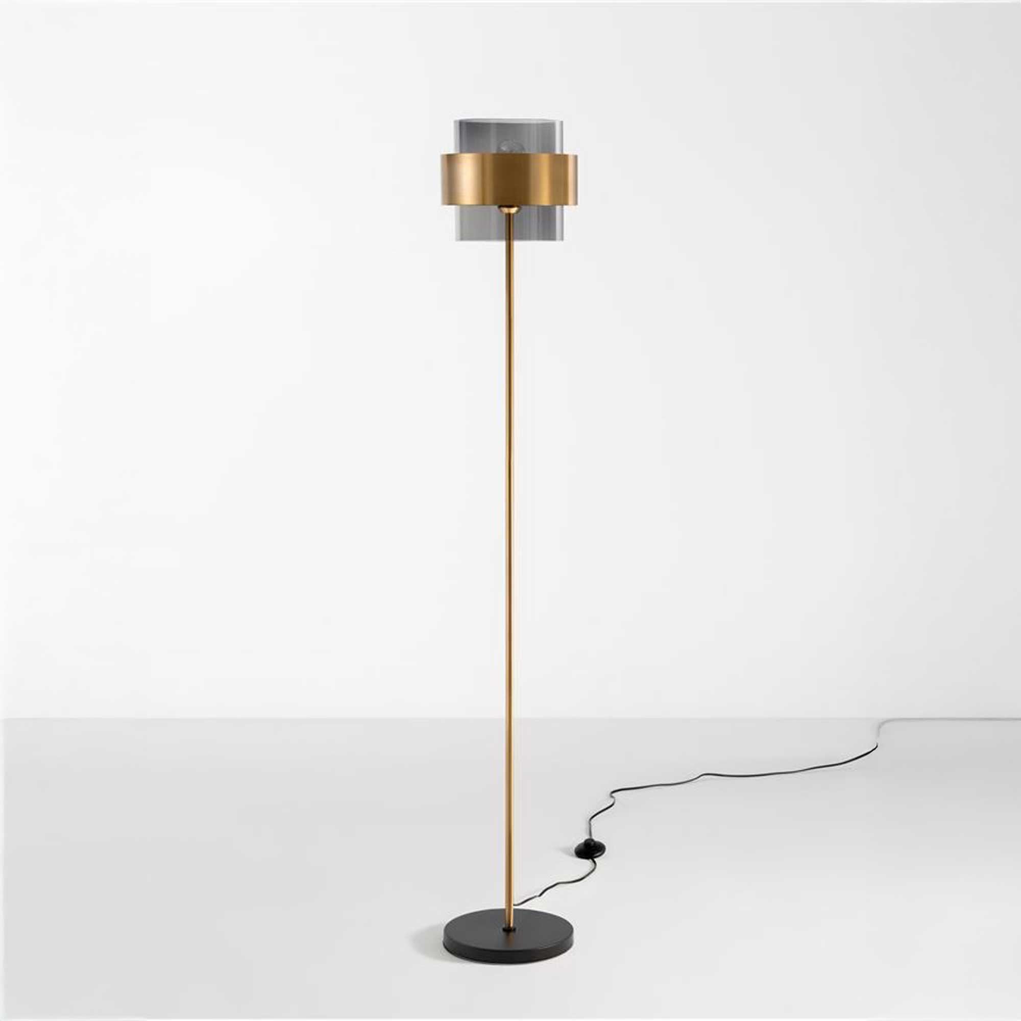 Nova Luce Sianna E27 skleněné stojací svítidlo