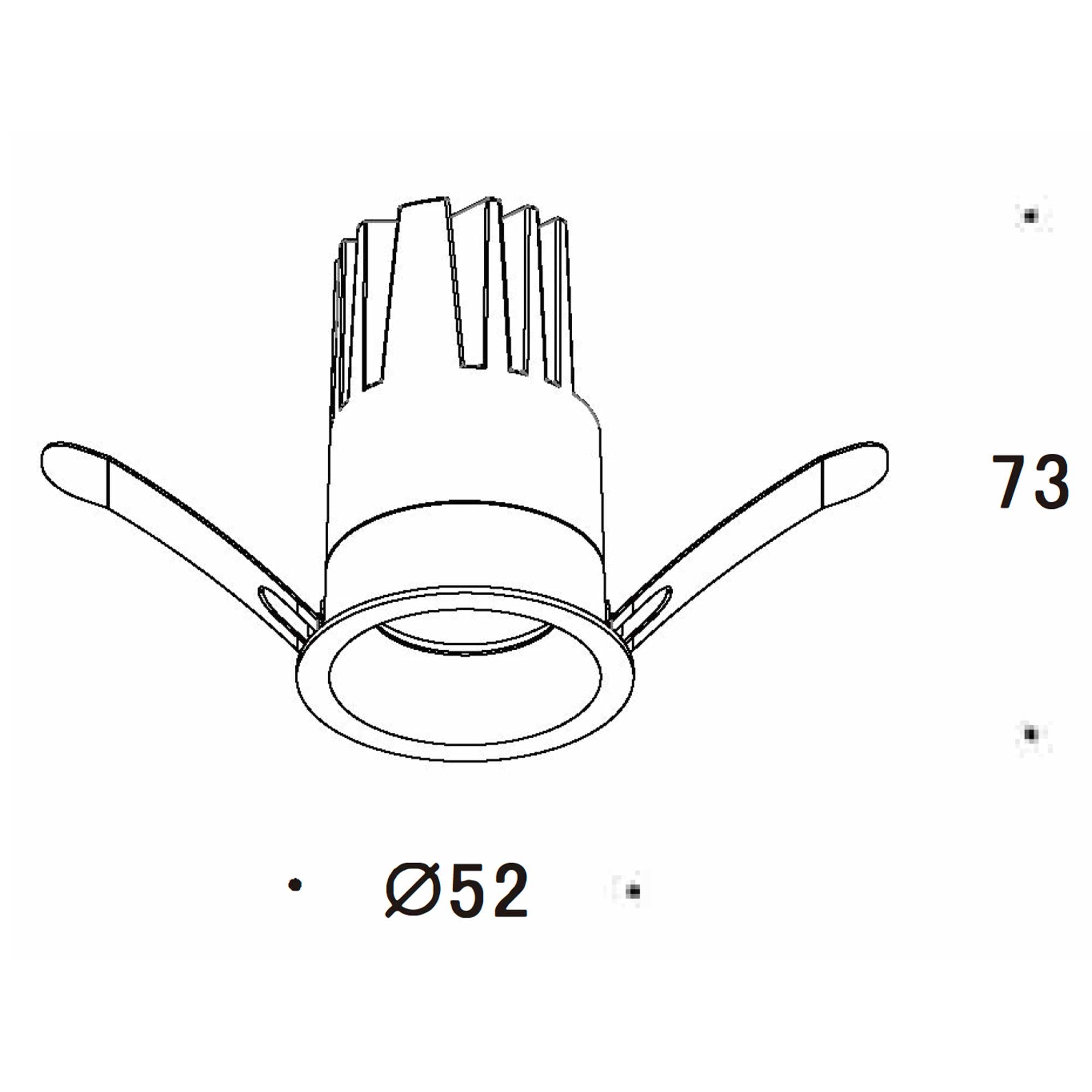 Oculus S LED zápustné svítidlo Ra>90