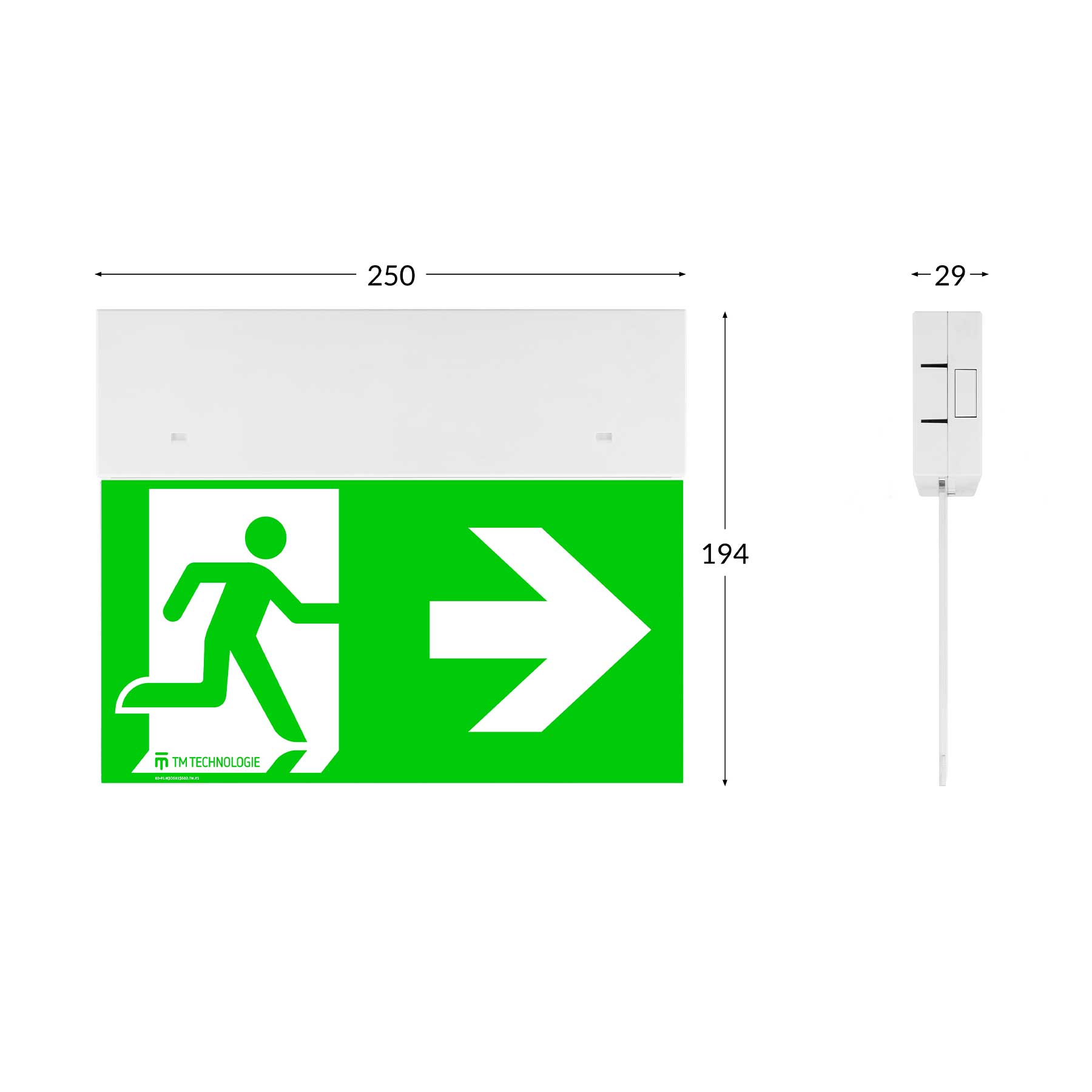 TM.ONTEC G E1E 180 NM AT anti-panic emergency lighting
