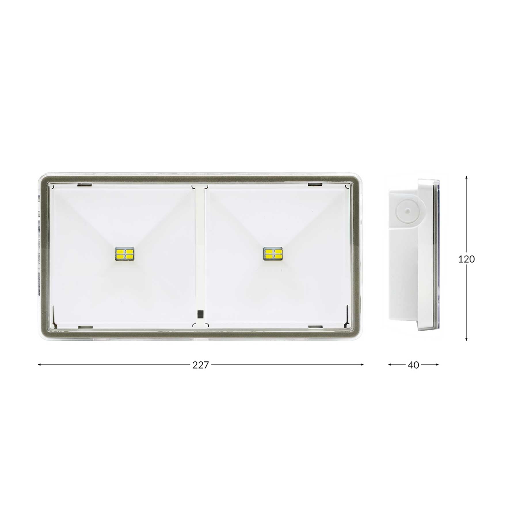 TM.ONTEC S20 M1 ST LED anti-panic emergency lighting IP65