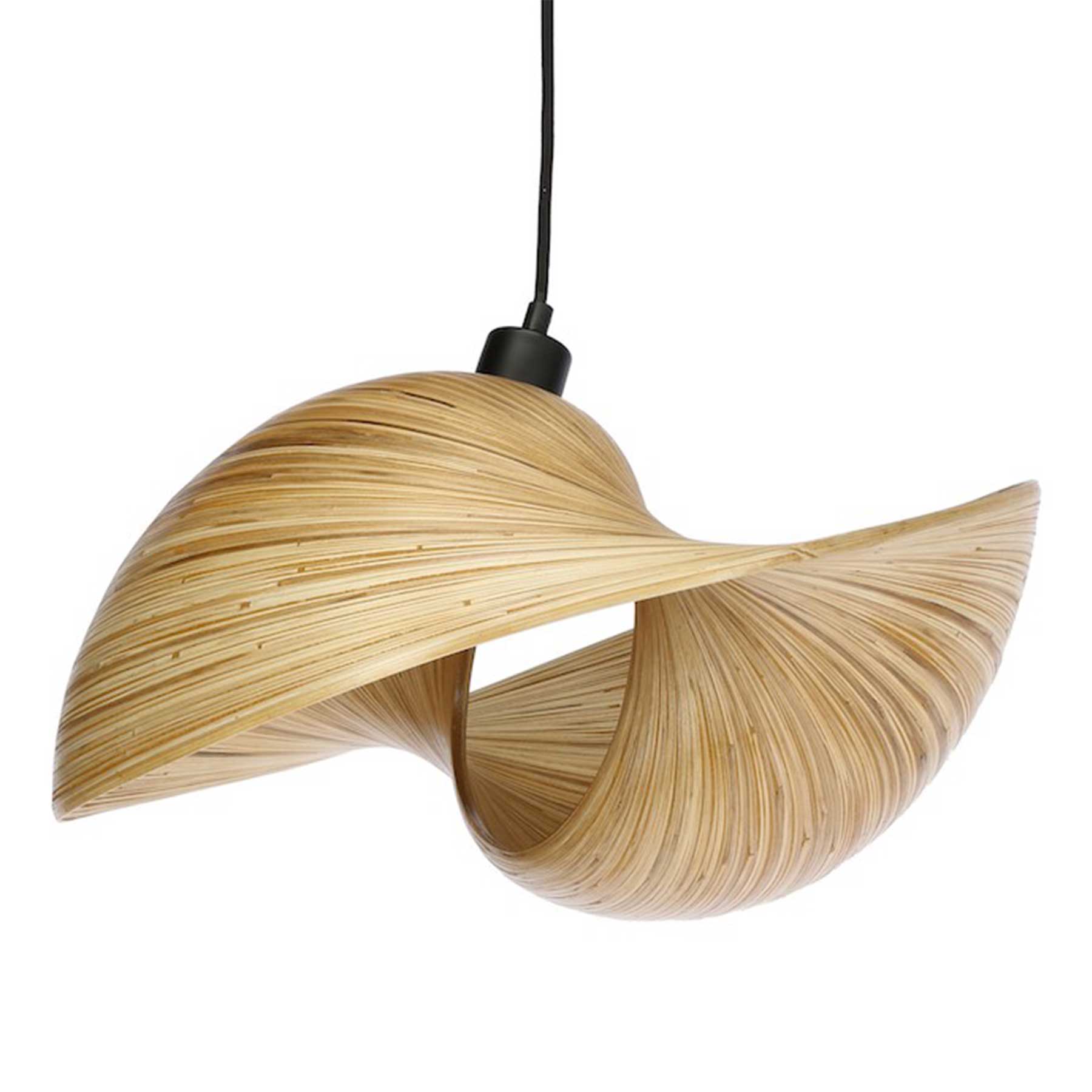 TD Lamps Bamboo E27 bambusové závesné svietidlo