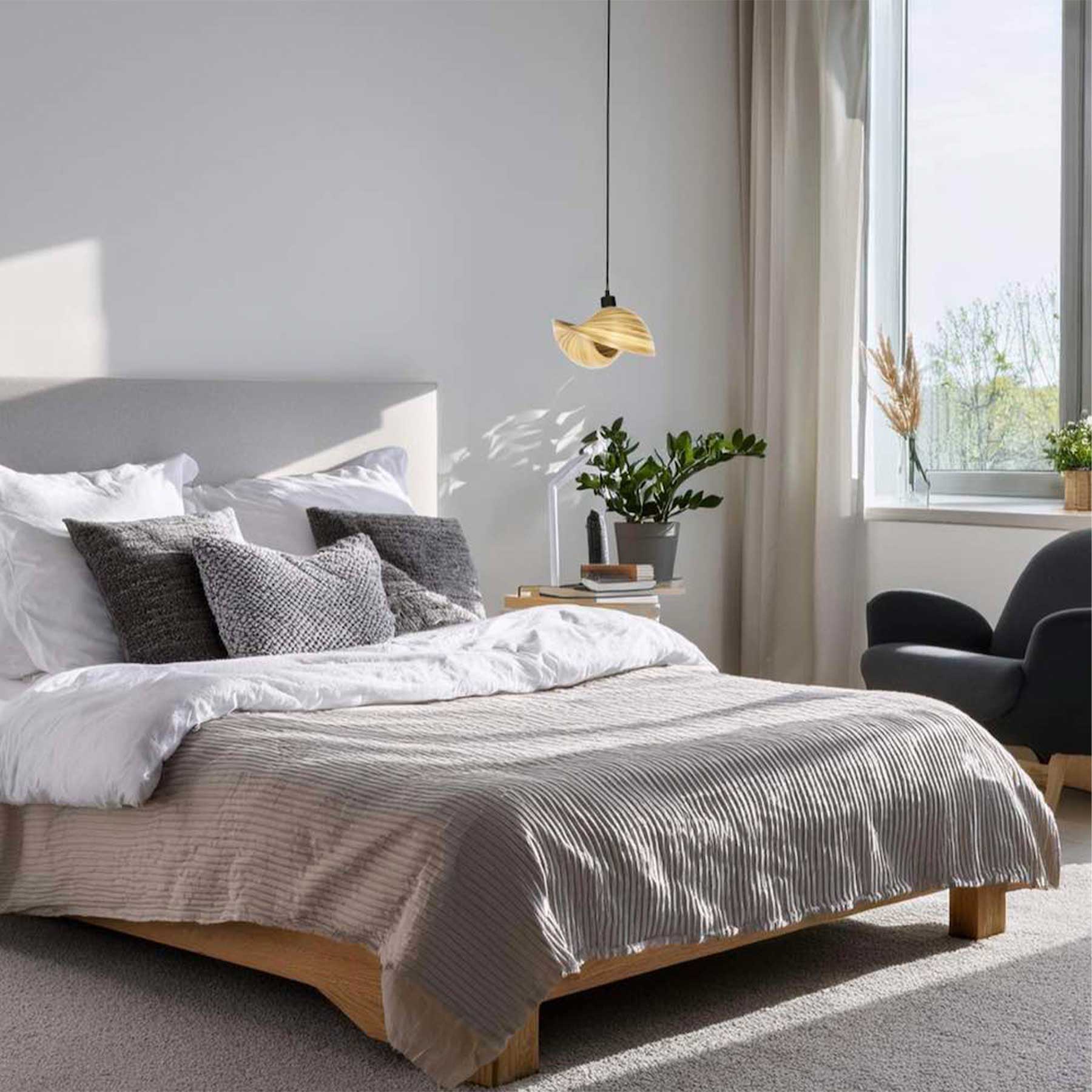 TD Lamps Bamboo E14 bambusové závesné svietidlo