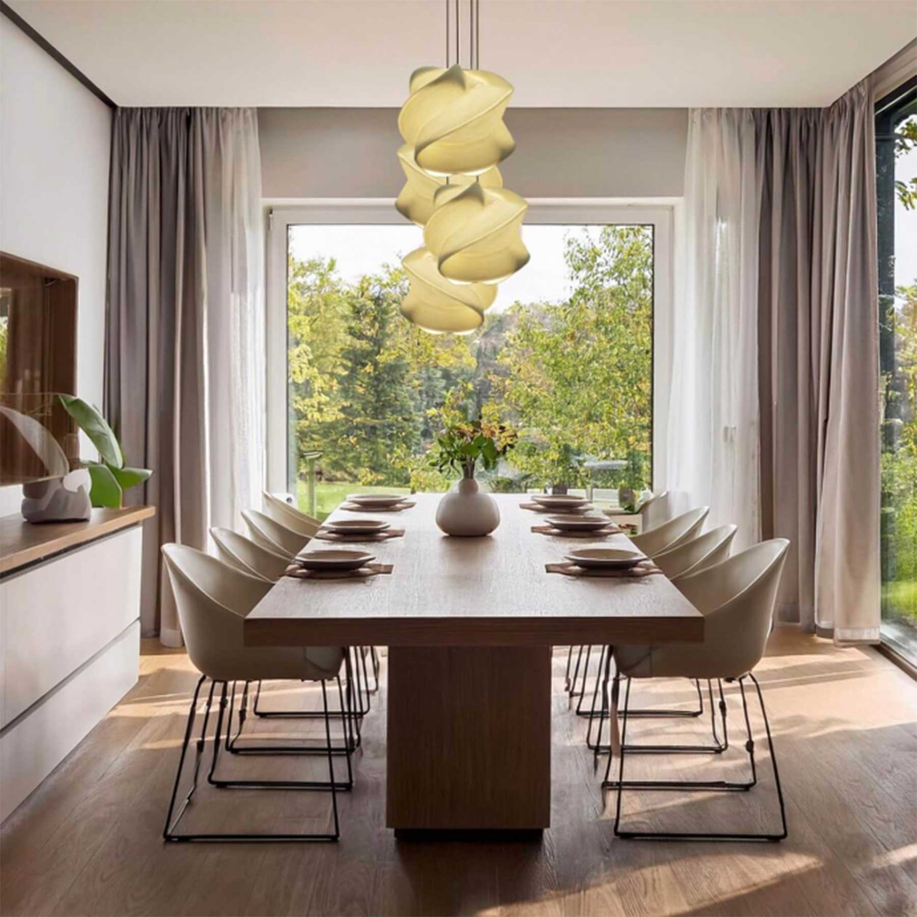 TD Lamps Zippoo E27 textile pendant light