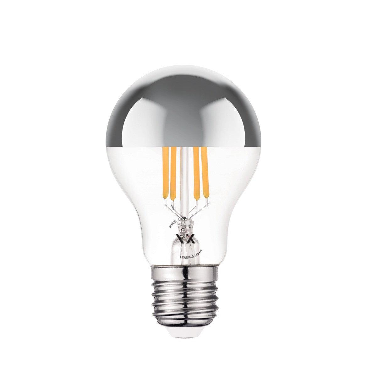 LED žárovka VK Light Classic Filament Silver E27 2700K 7W Stmívatelná
