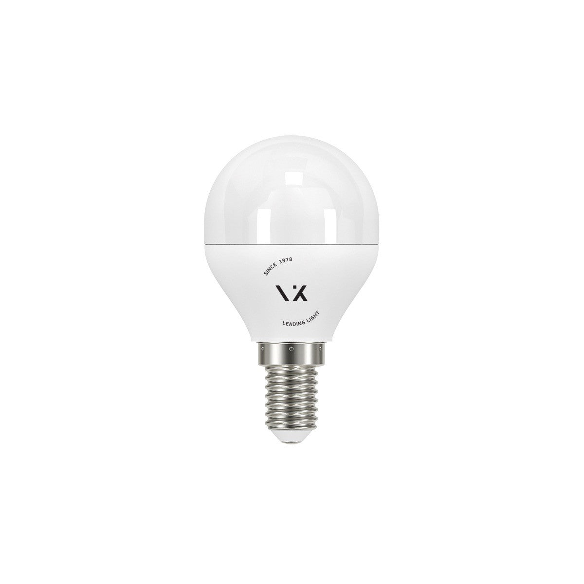 LED žárovka VK Light Mini Globe Plastic E14 ø45 9W Stmívatelná