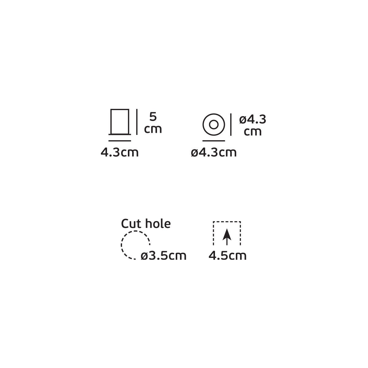 VK Light Bloc Zoom LED nastavitelné zápustné svítidlo 15°–24°