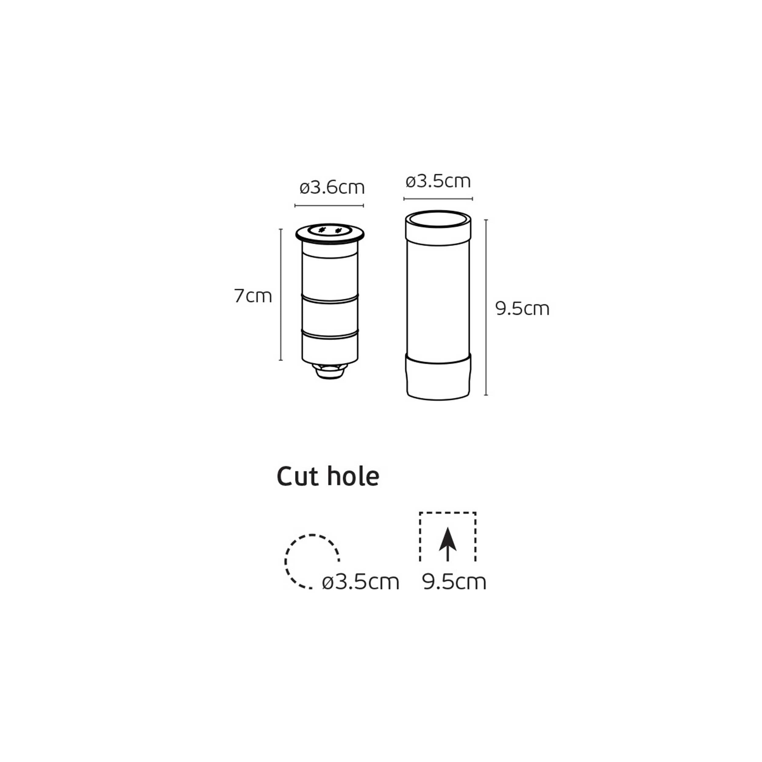 VK Light Moom LED sloupkové svítidlo IP67
