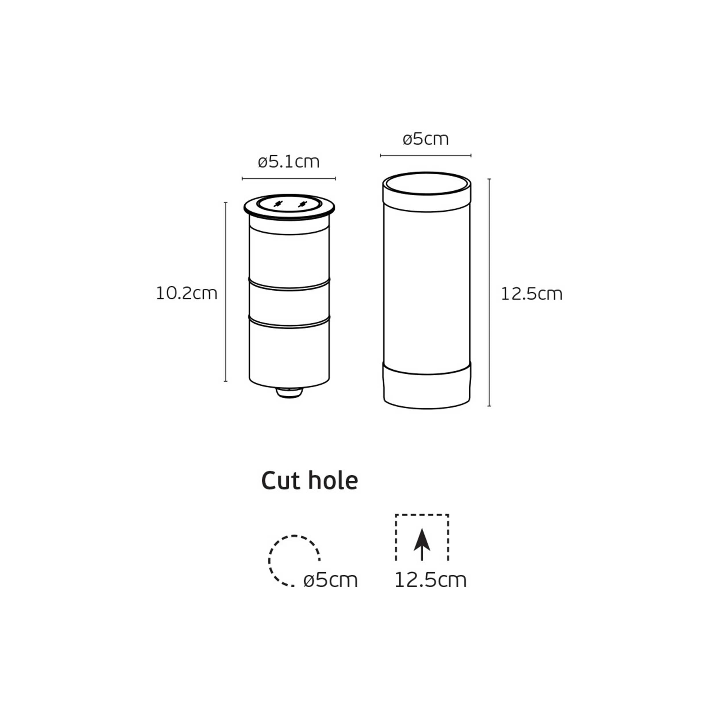 VK Light Moom LED sloupkové svítidlo IP67